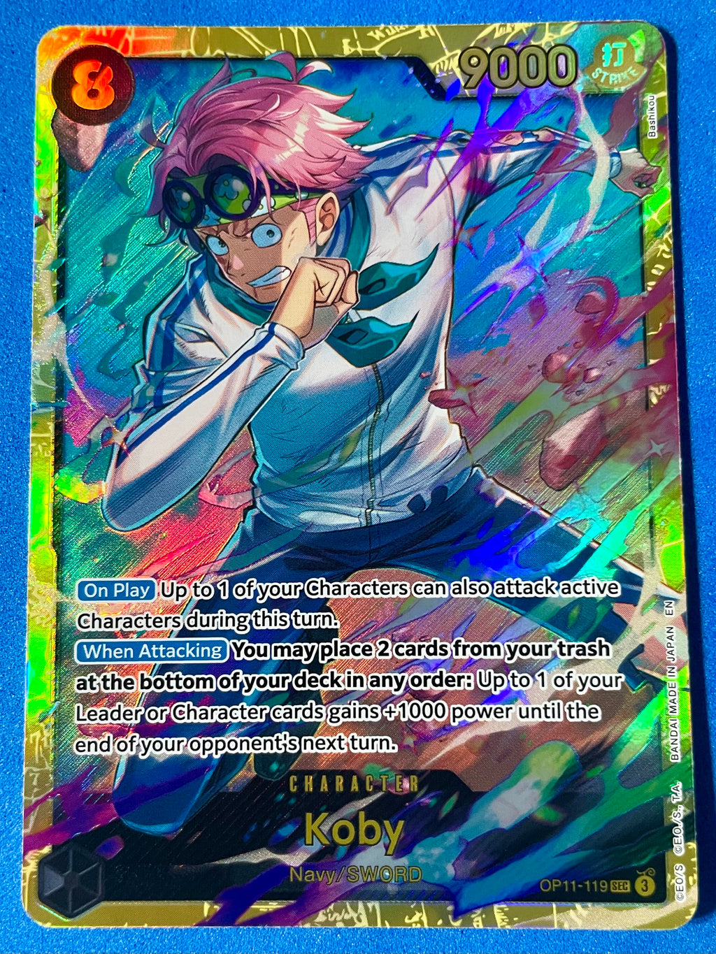 (EN) NM - A Fist of Divine Speed Koby OP11-119 SEC