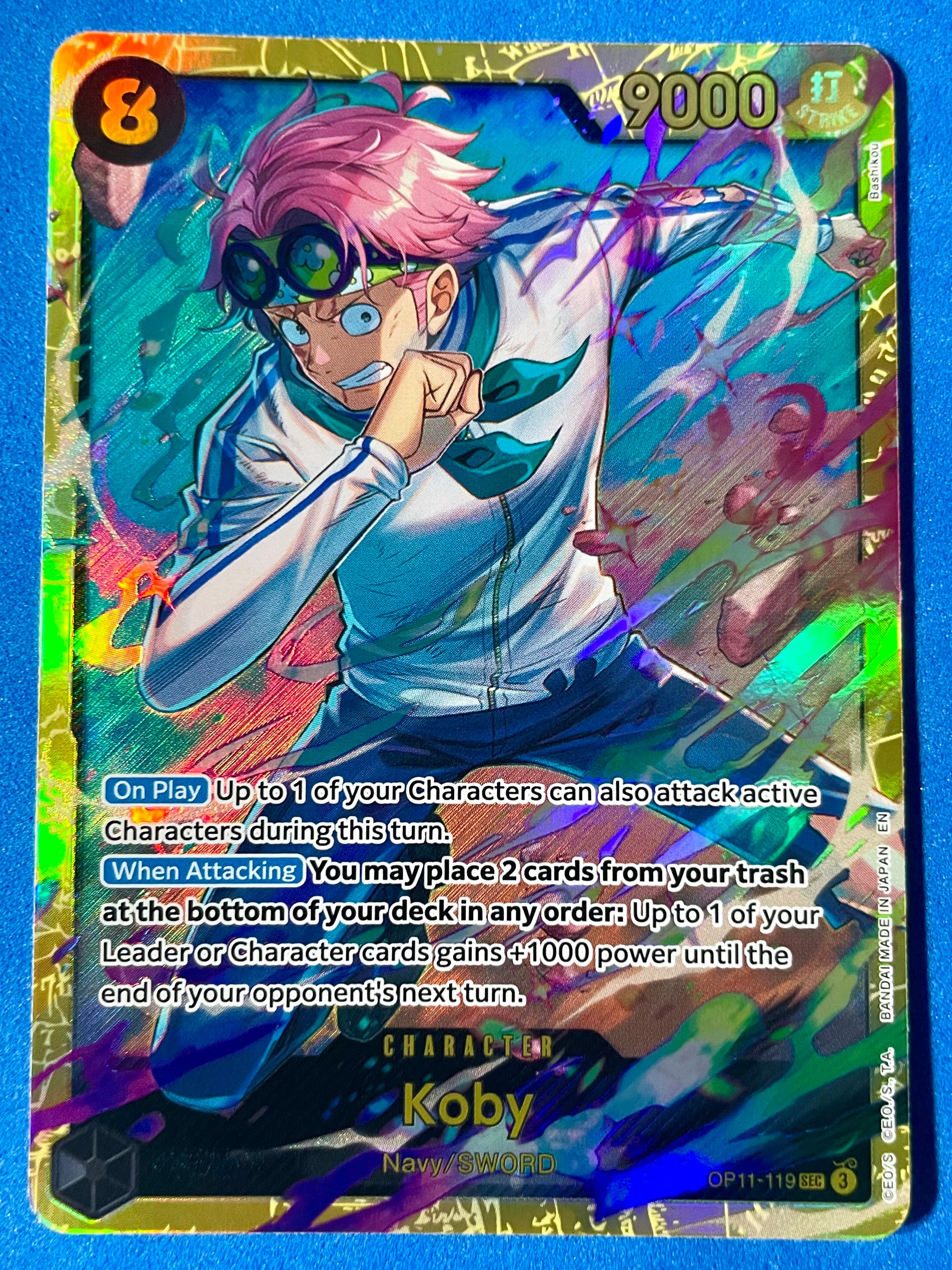 (EN) NM - A Fist of Divine Speed Koby OP11-119 SEC