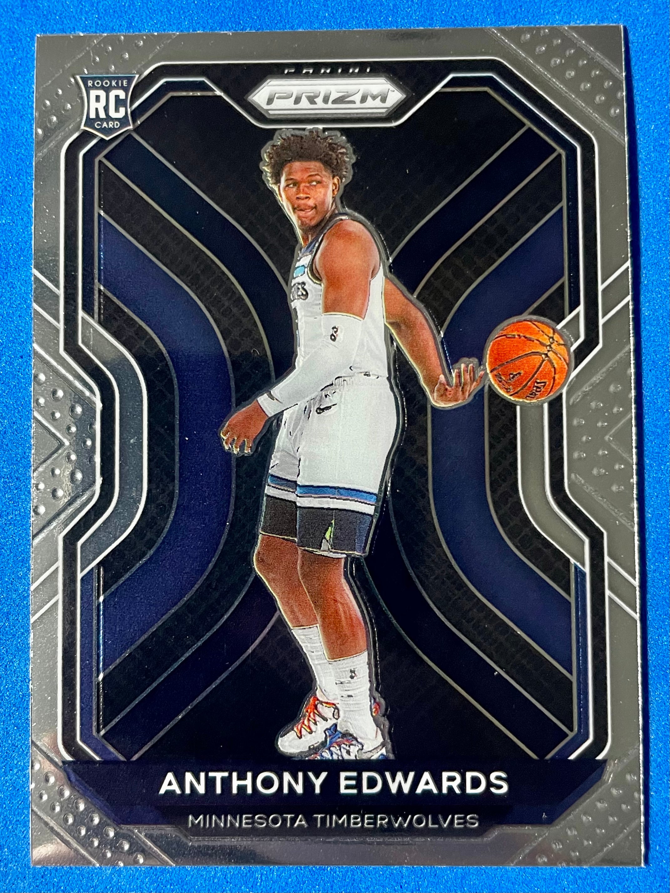 (NM) 2020-21 Panini Prizm RC Rookie Anthony Edwards #258 Base