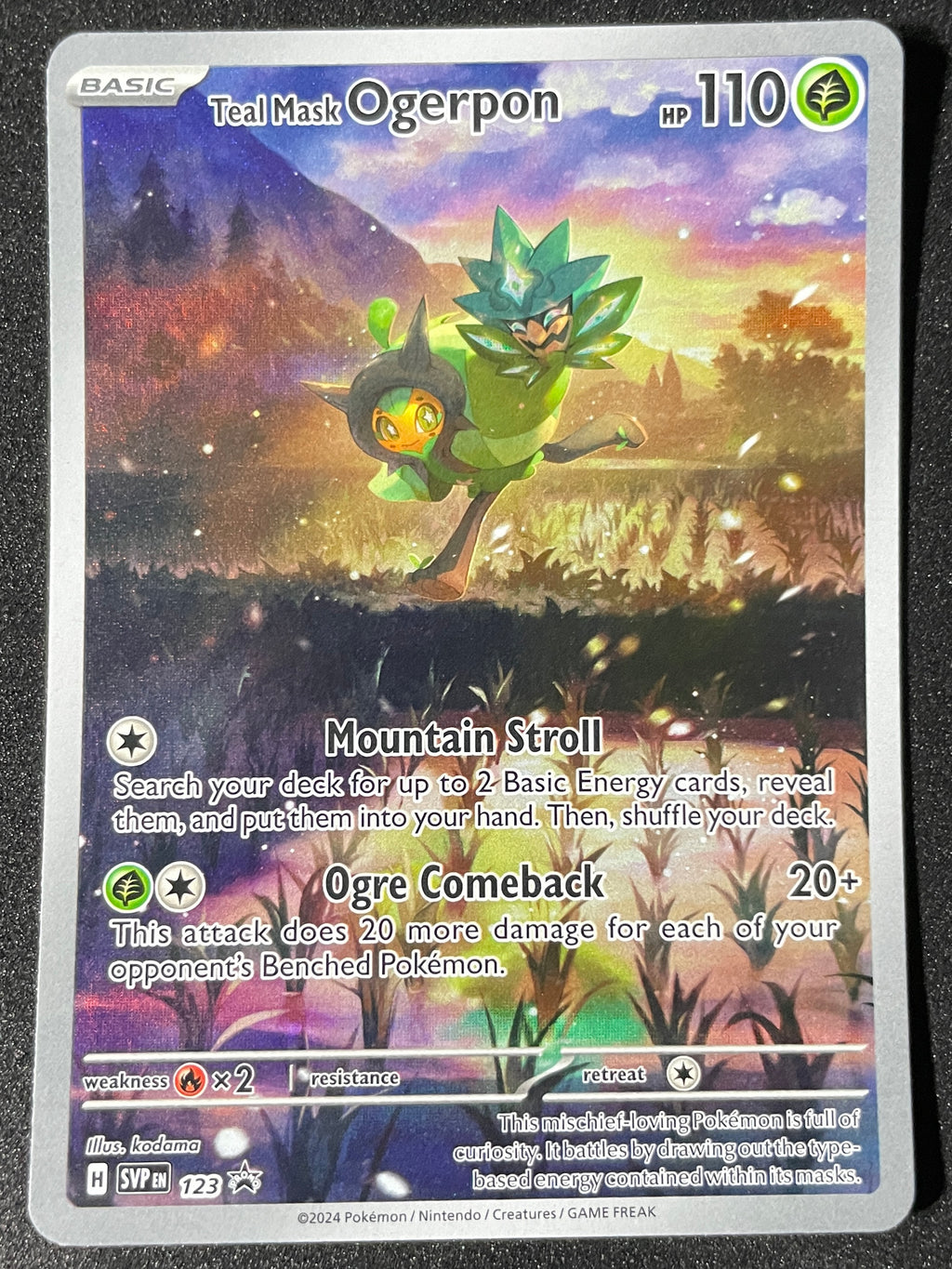 (EN) NM - Pokemon Teal Mask Ogerpon 123 Promo English - AA TCG