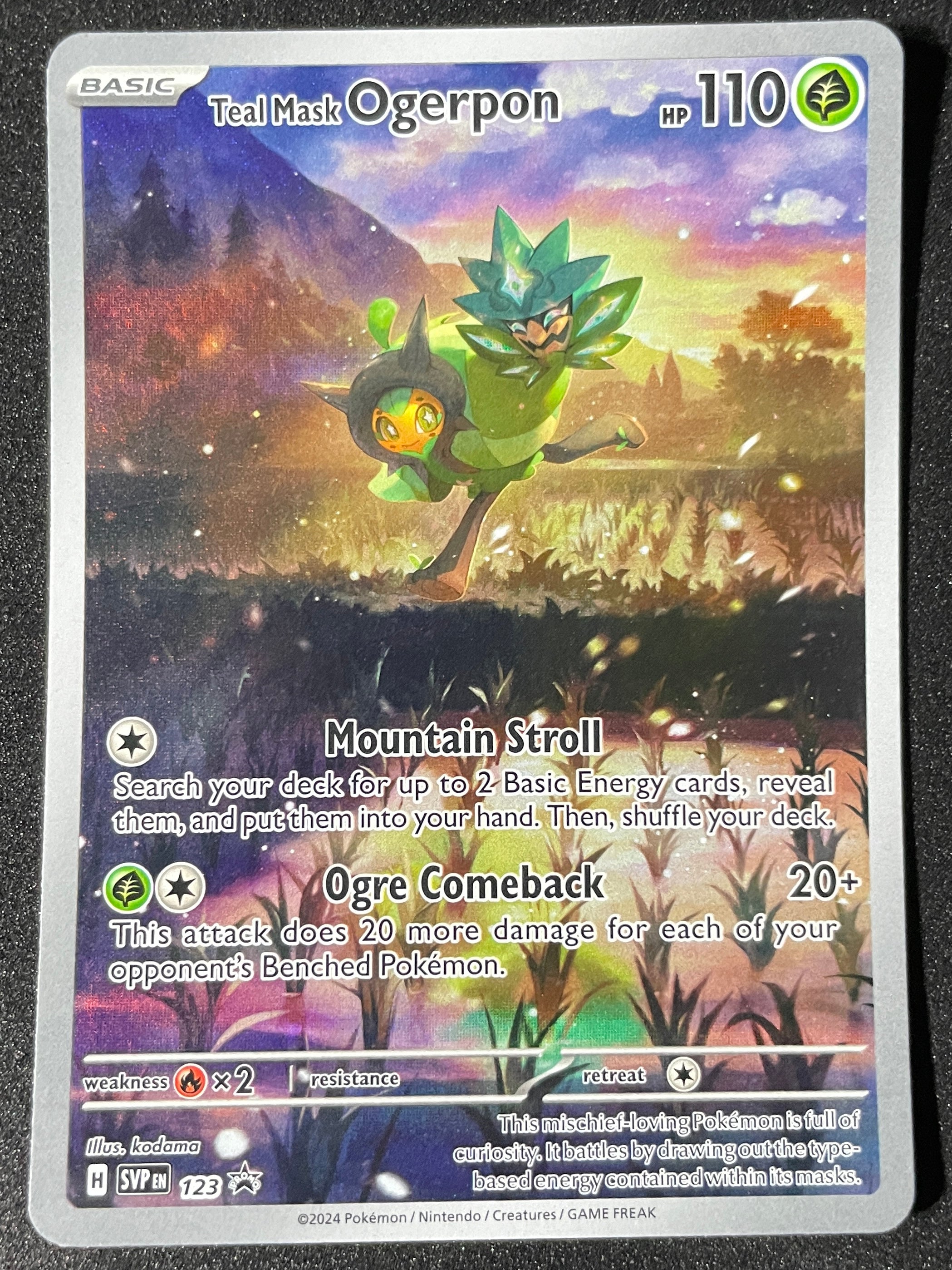 (EN) NM - Pokemon Teal Mask Ogerpon 123 Promo English - AA TCG