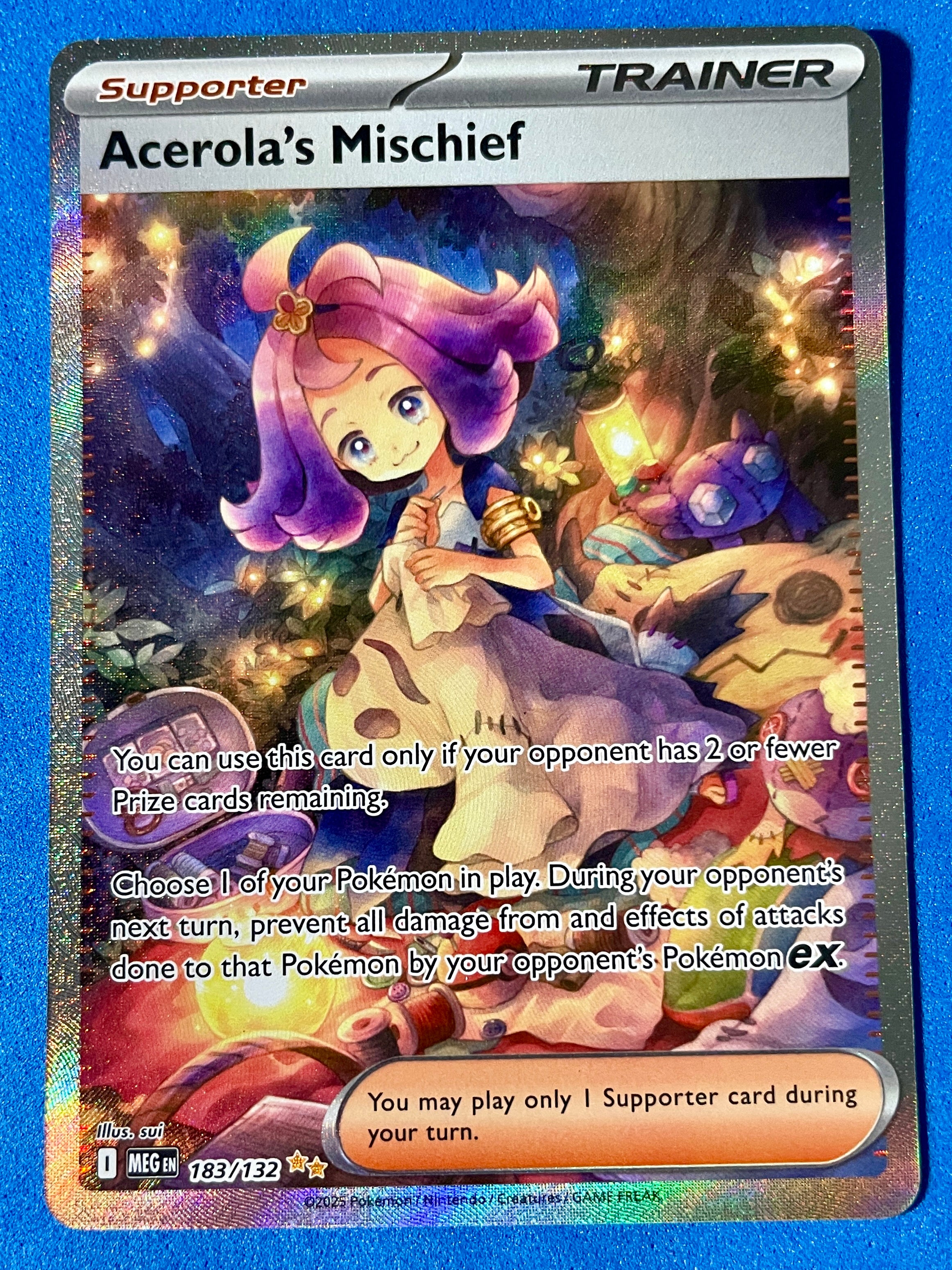 (EN) NM - Mega Evolution Mega Acerola’s Mischief 183/132 Illustration Rare English
