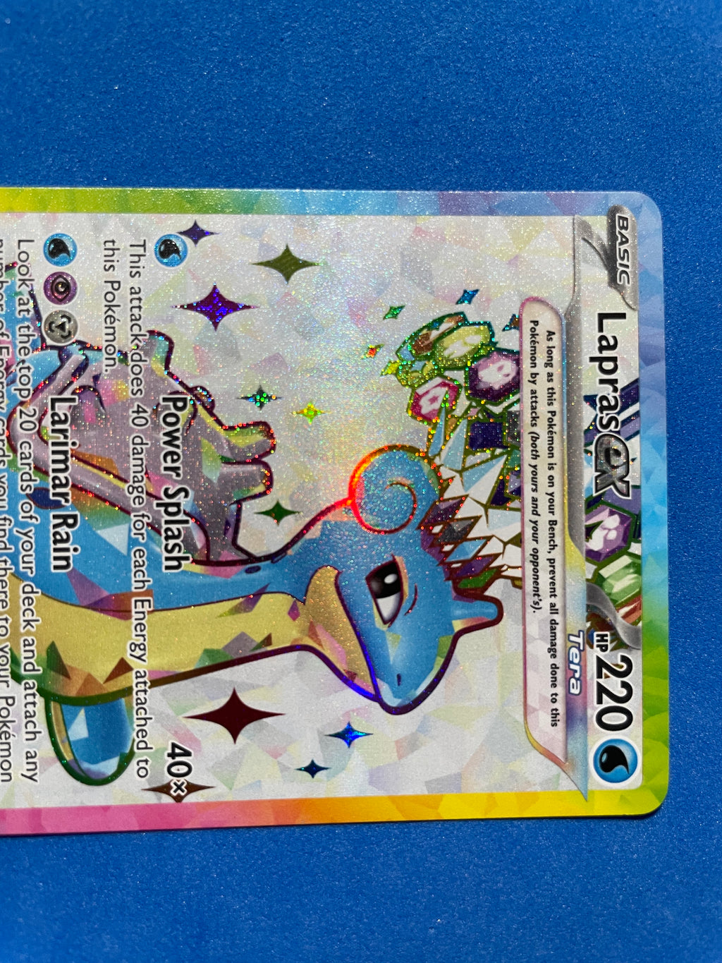 (EN) NM - Stellar Crown Lapras ex 158/142 Ultra Rare