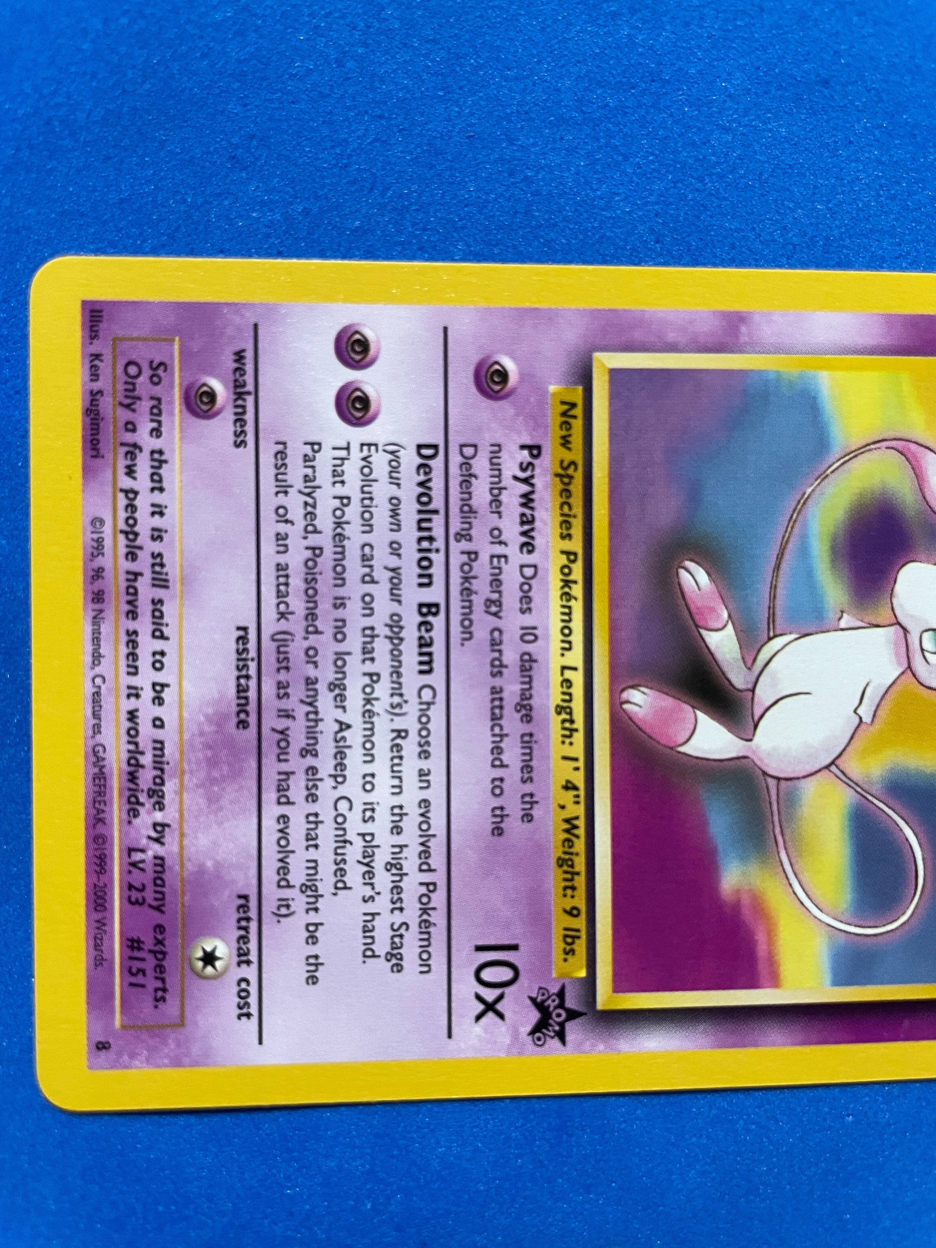 (EN) NM - Wizards Black Star Promos Mew 8 Promo