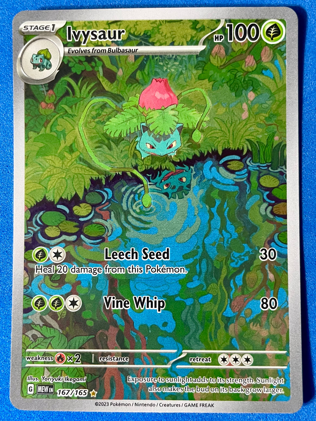 (EN) NM - Scarlet & Violet 151 Ivysaur 167/165 Illustration Rare