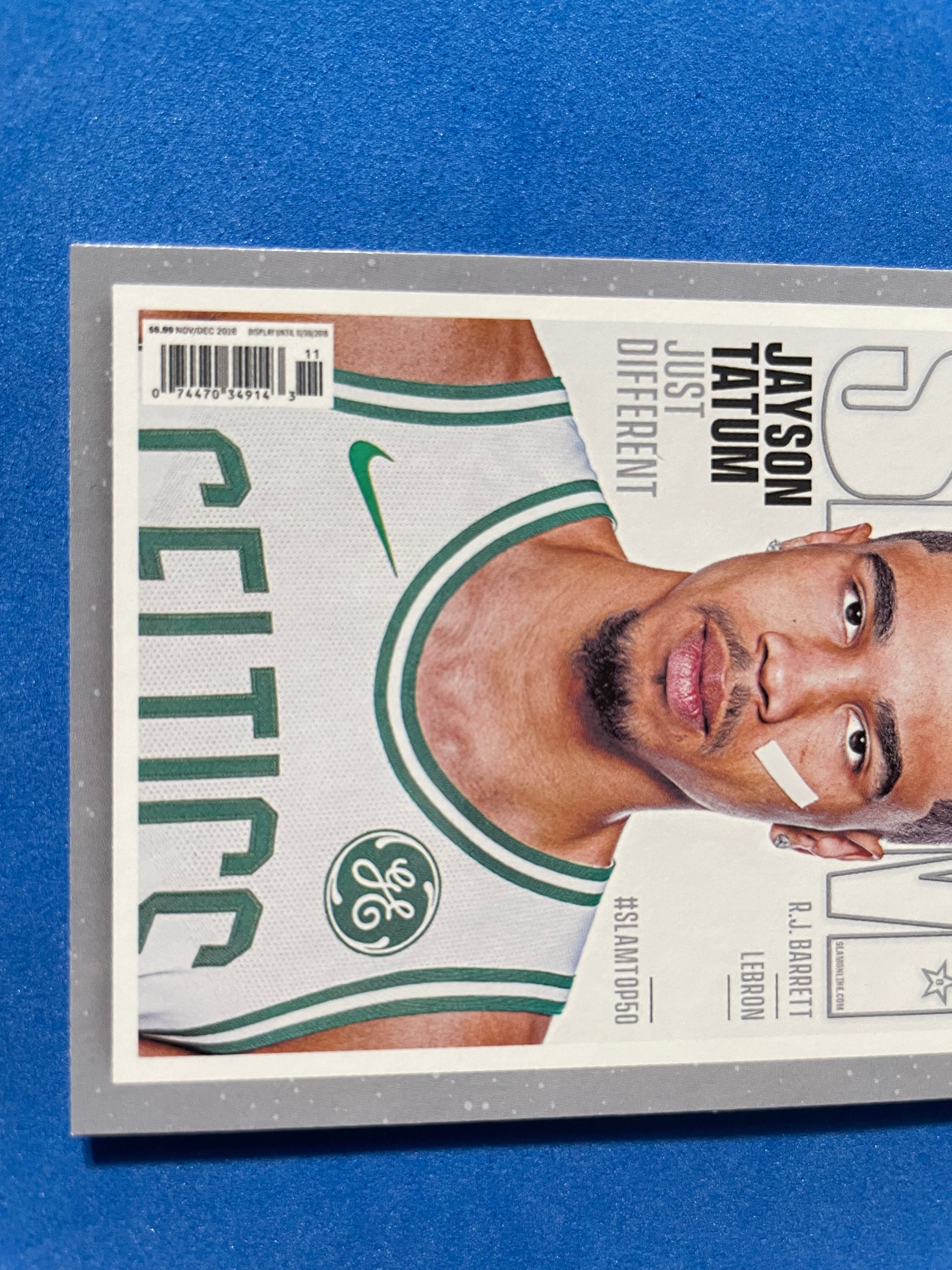 (NM) 2021-22 Panini Hoops Slam Winter Jayson Tatum #218
