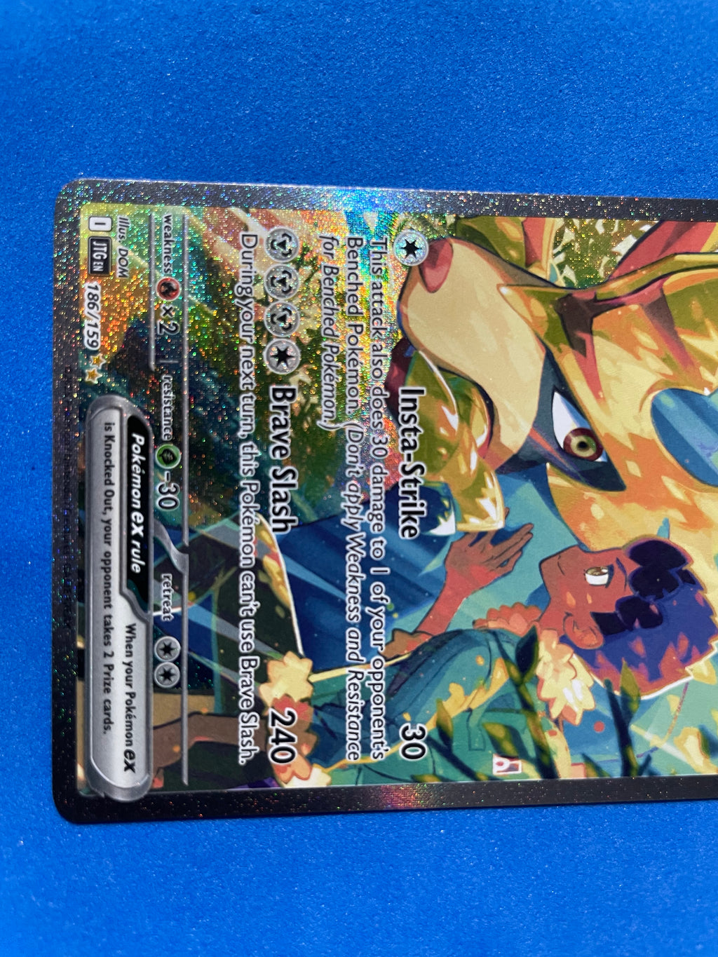 (EN) NM - Journey Together Hop’s Zacian ex 186/159 Special Illustration Rare