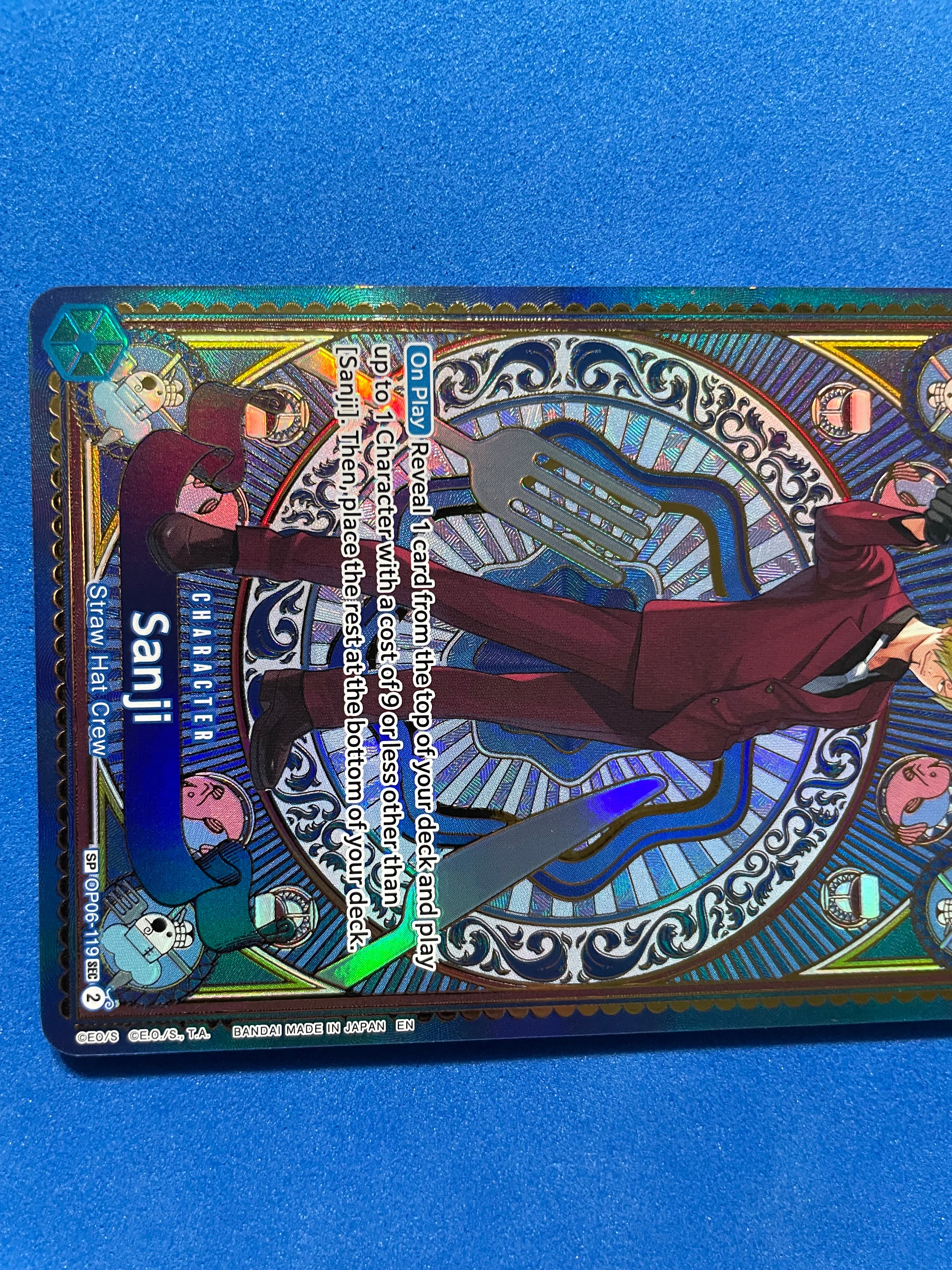 (EN) NM - One Piece Sanji OP06-119 Sec Wings of Captain