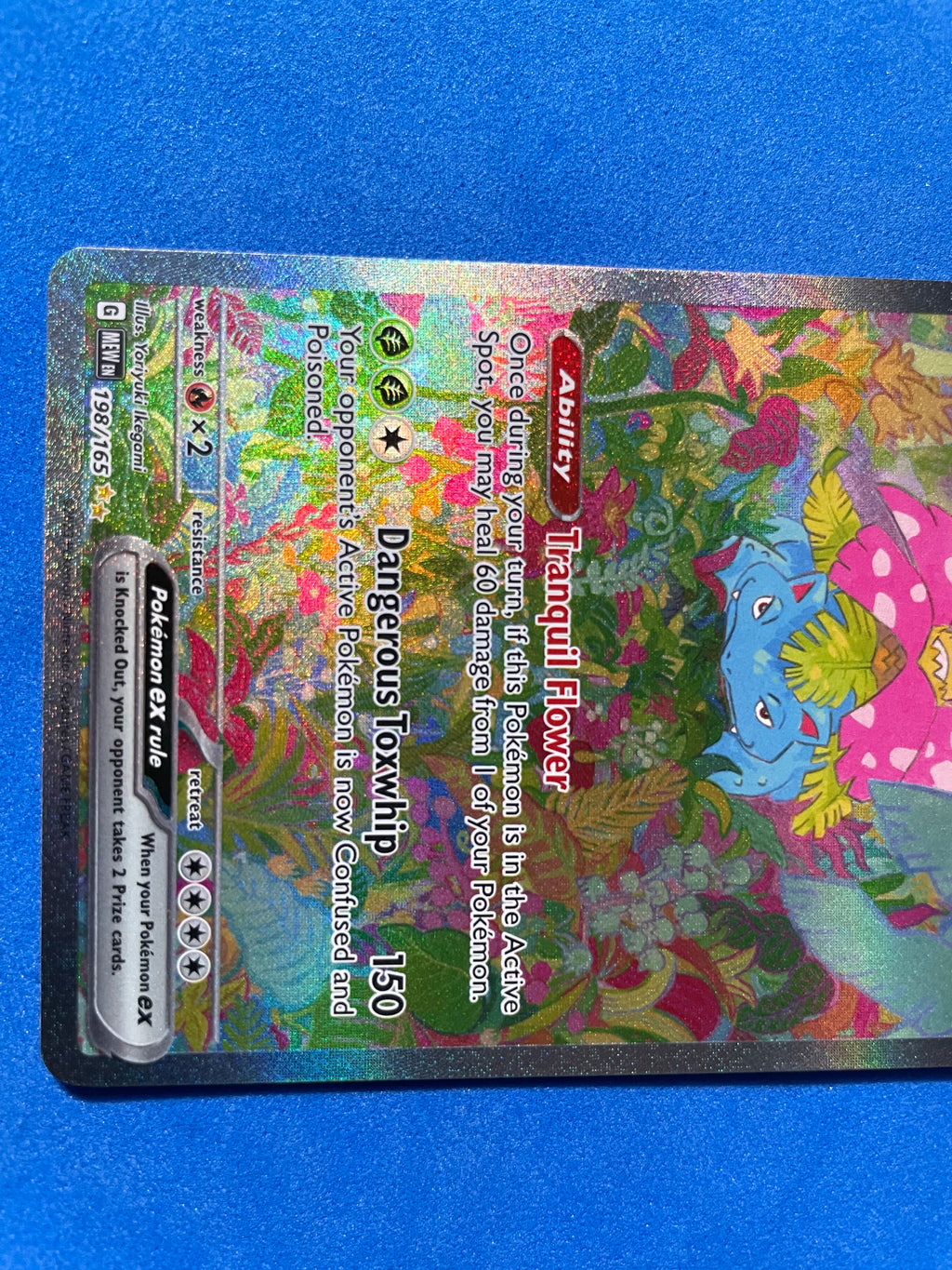 (EN) NM - Scarlet & Violet 151 Venusaur ex 198/165 Special Illustration Rare