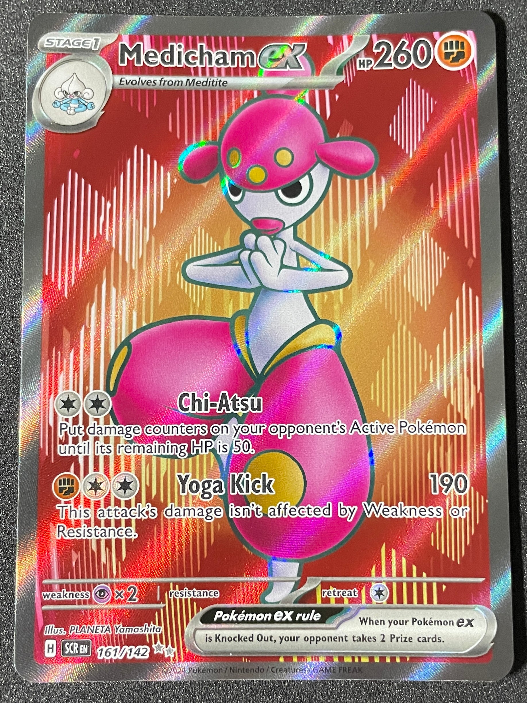 (EN) NM - Pokemon Medicham ex 161/142 Ultra Rare English - AA TCG
