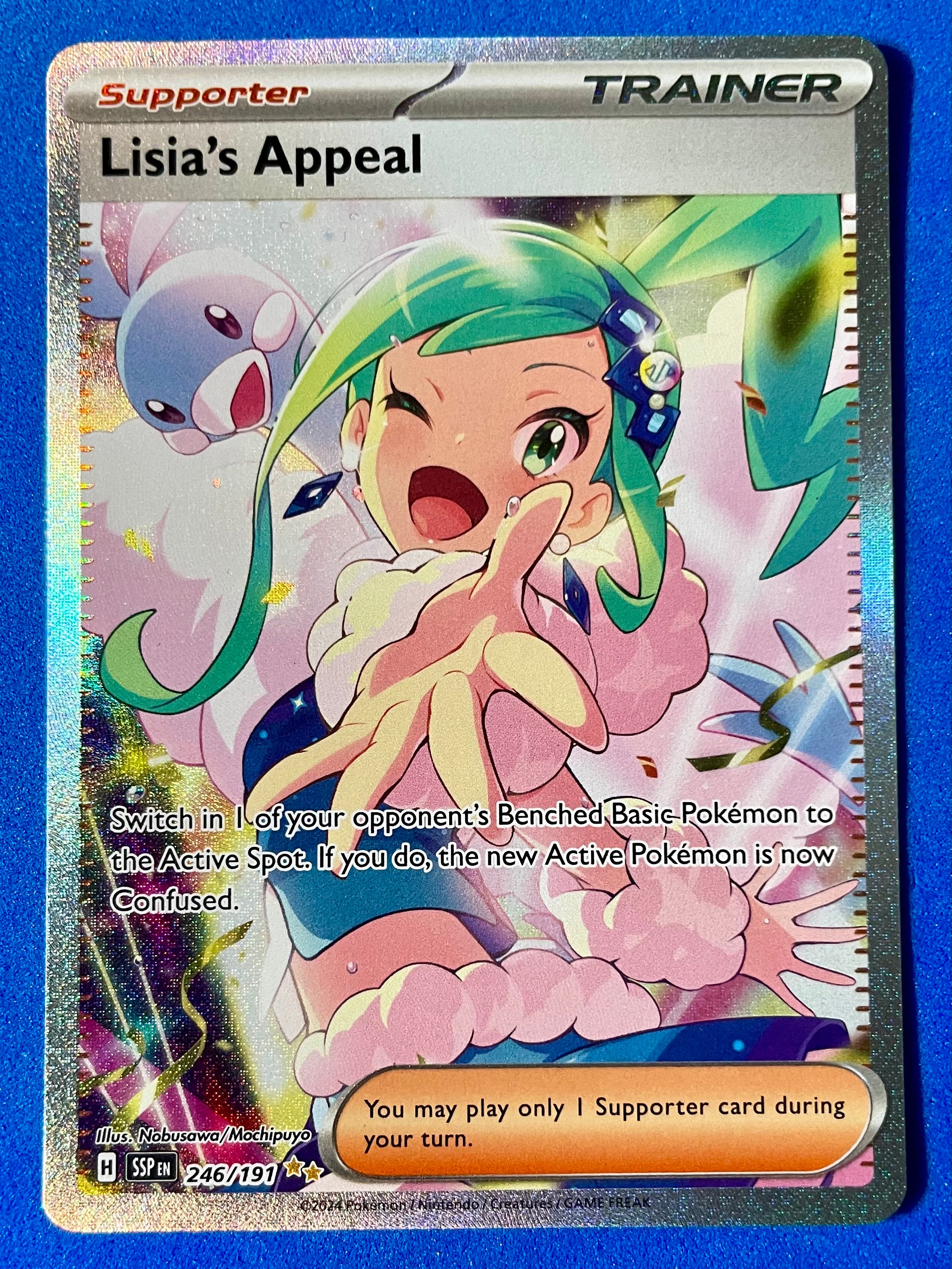 (EN) NM - Surging Sparks Lisia’s Appeal 246/191 Special Illustration Rare