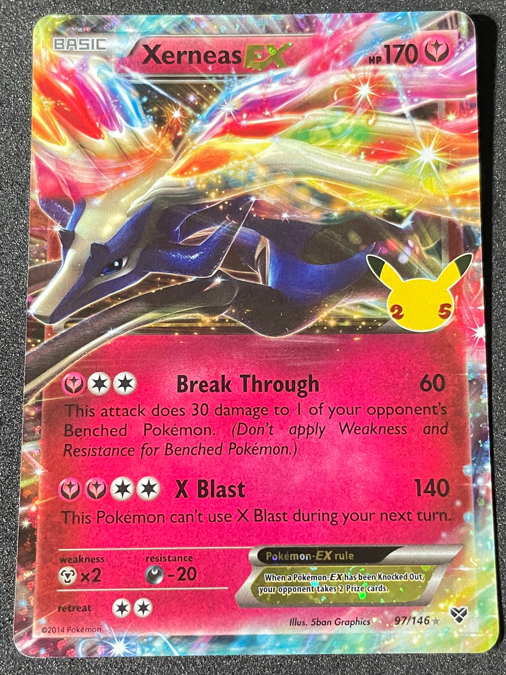 (EN) NM - Pokemon Xerneas EX 97/146 Ultra Rare English - AA TCG