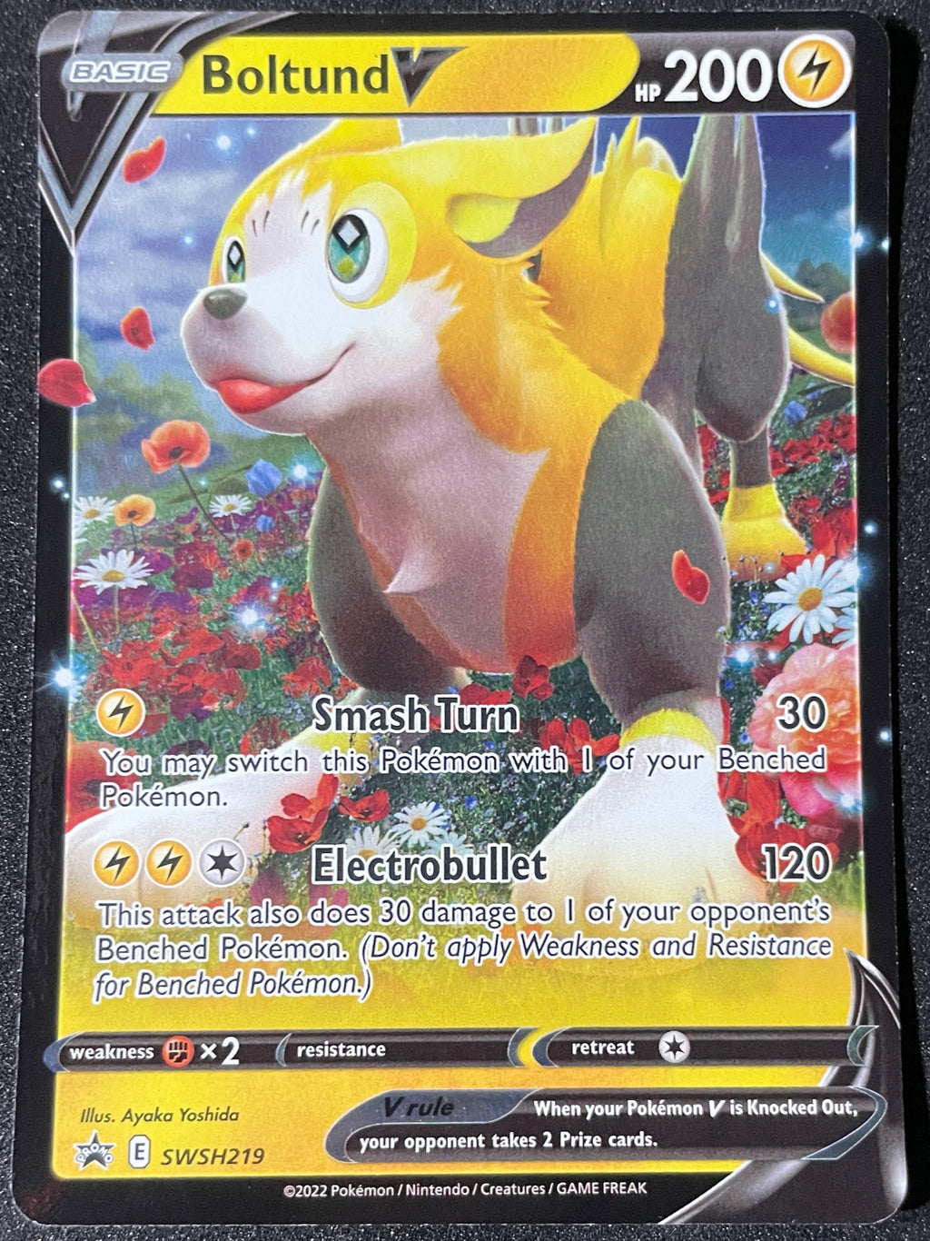 (EN) NM - Pokemon Boltund V SWSH 219 English - AA TCG