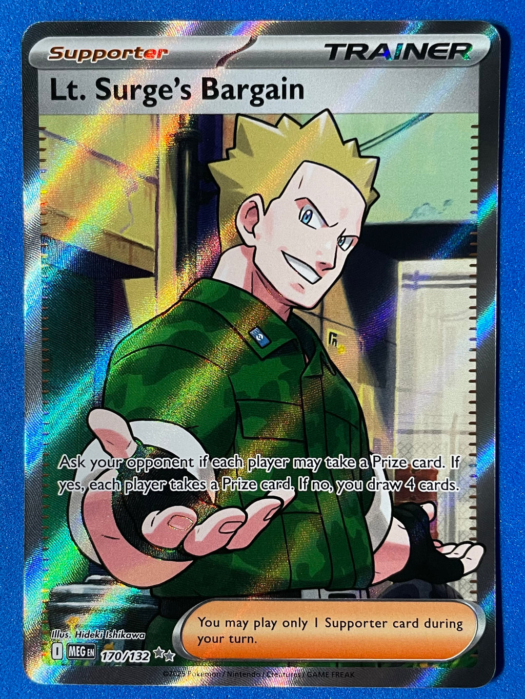 (EN) NM - Mega Evolution Lt Surge’s Bargain 170/132 Ultra Rare