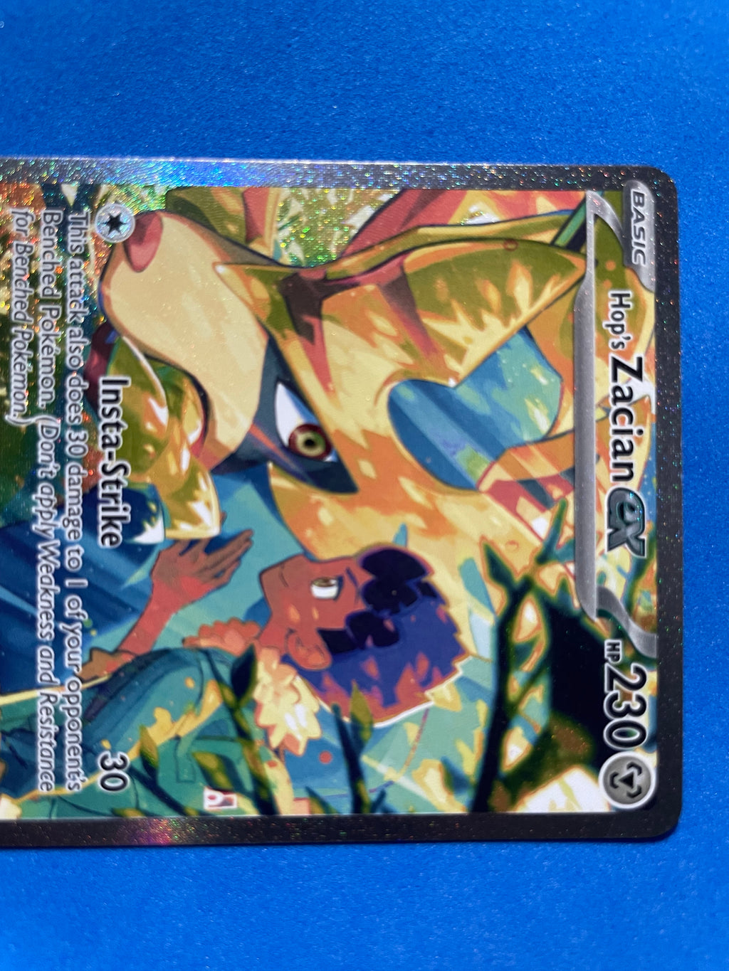 (EN) NM - Journey Together Hop’s Zacian ex 186/159 Special Illustration Rare