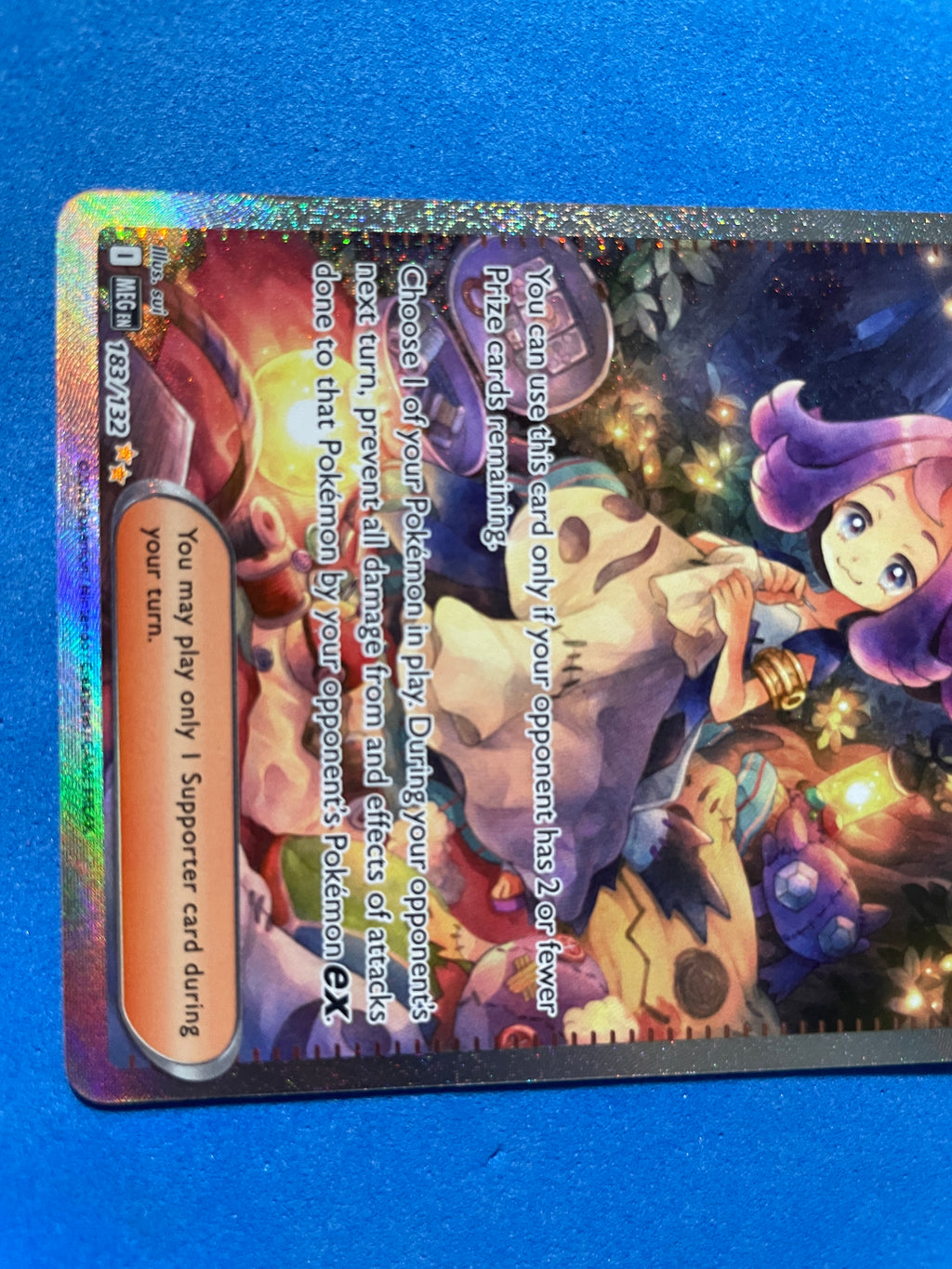 (EN) NM - Mega Evolution Mega Acerola’s Mischief 183/132 Illustration Rare English - AA TCG