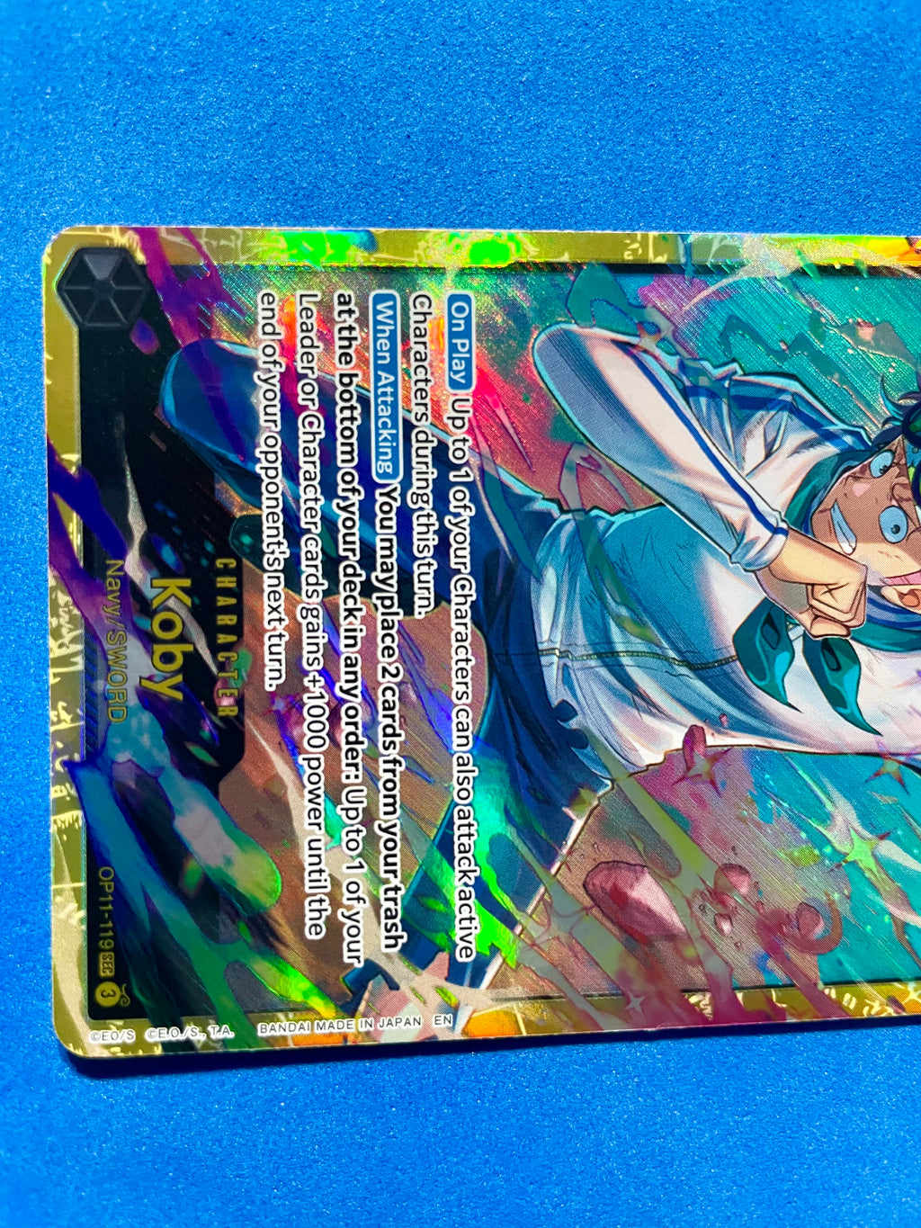 (EN) NM - A Fist of Divine Speed Koby OP11-119 SEC