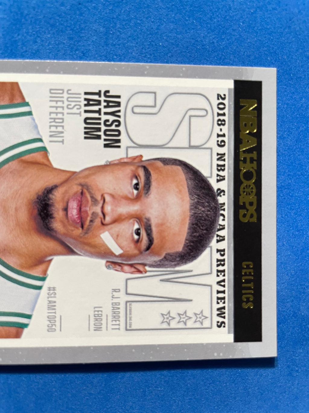 (NM) 2021-22 Panini Hoops Slam Winter Jayson Tatum #218