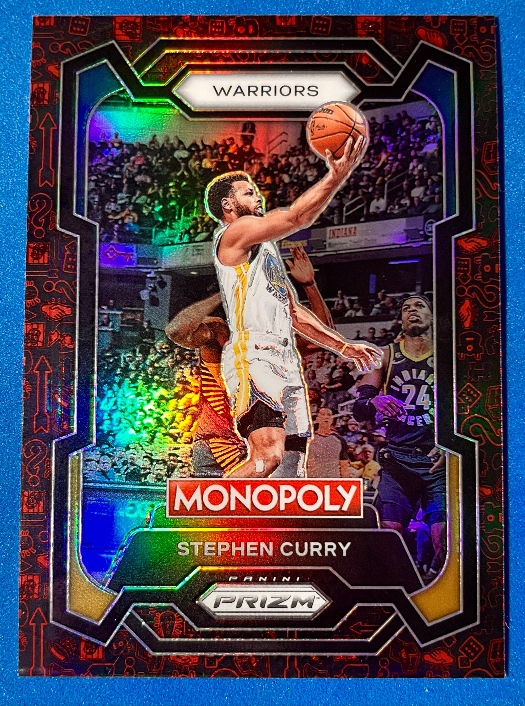 (NM) 2023-24 Panini Red Icon Prizm Stephen Curry #28