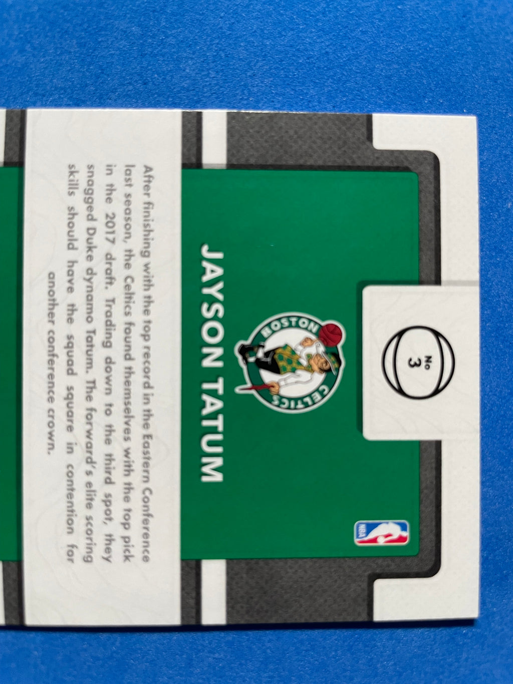 (NM) 2017-18 Panini Donruss The Rookies Jayson Tatum #3 Base