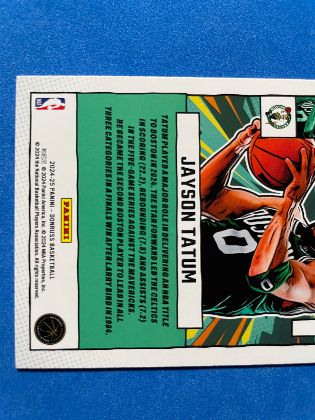 (NM) 2024-25 Panini Donruss Net Marvels Diamond Jayson Tatum #24