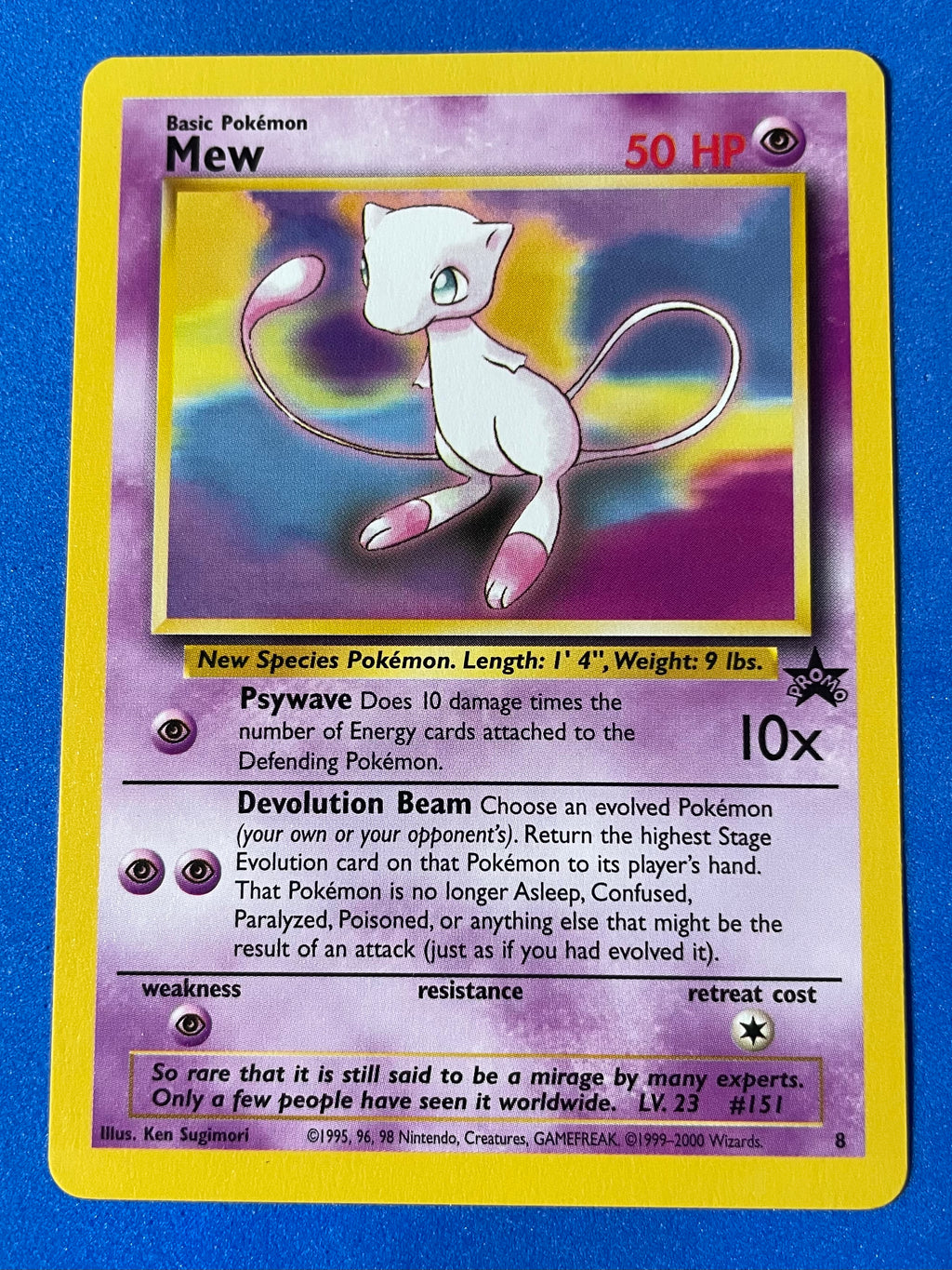 (EN) NM - Wizards Black Star Promos Mew 8 Promo
