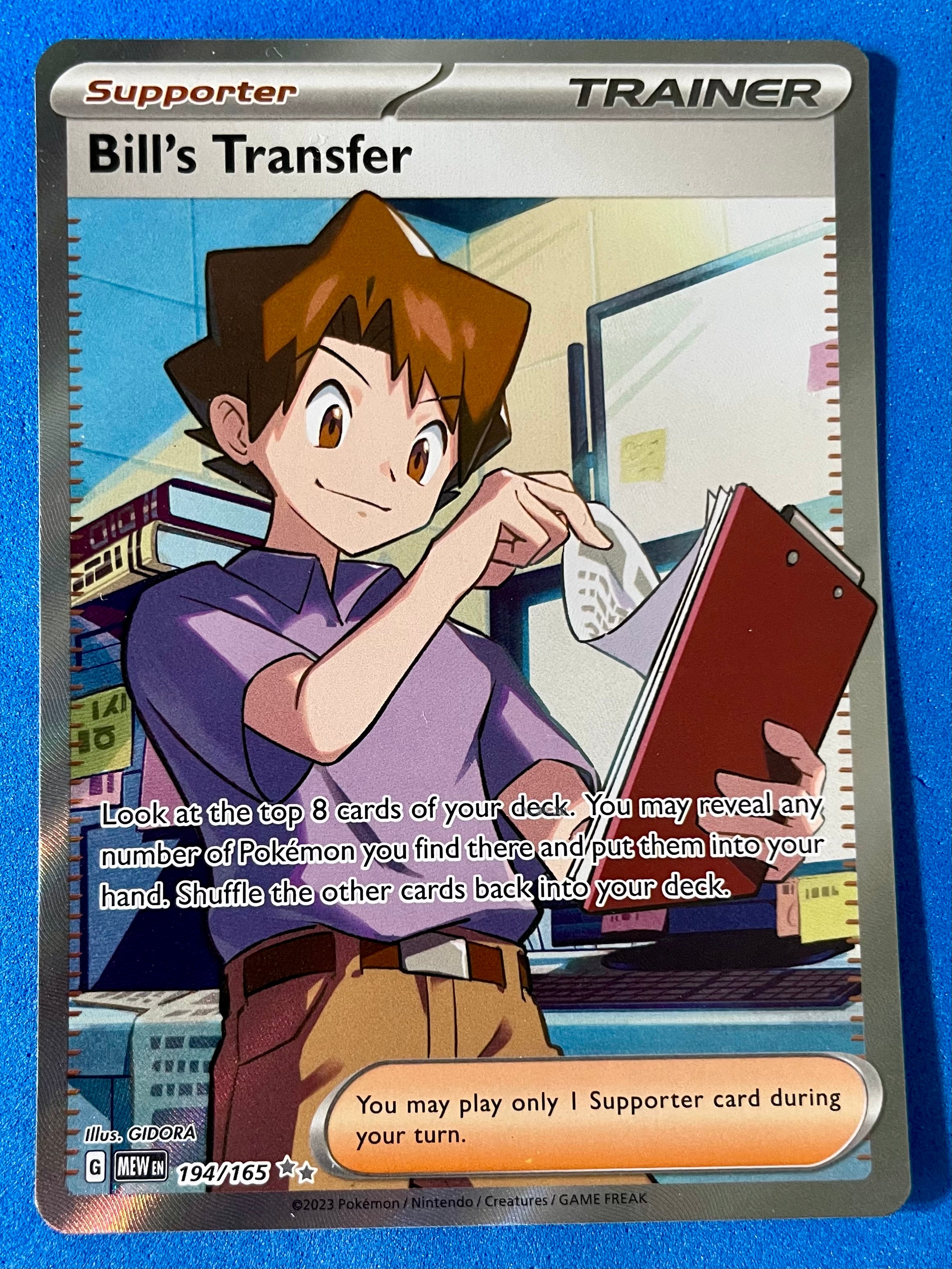 (EN) NM - 151 Bill’s Transfer 194/165 Ultra Rare English