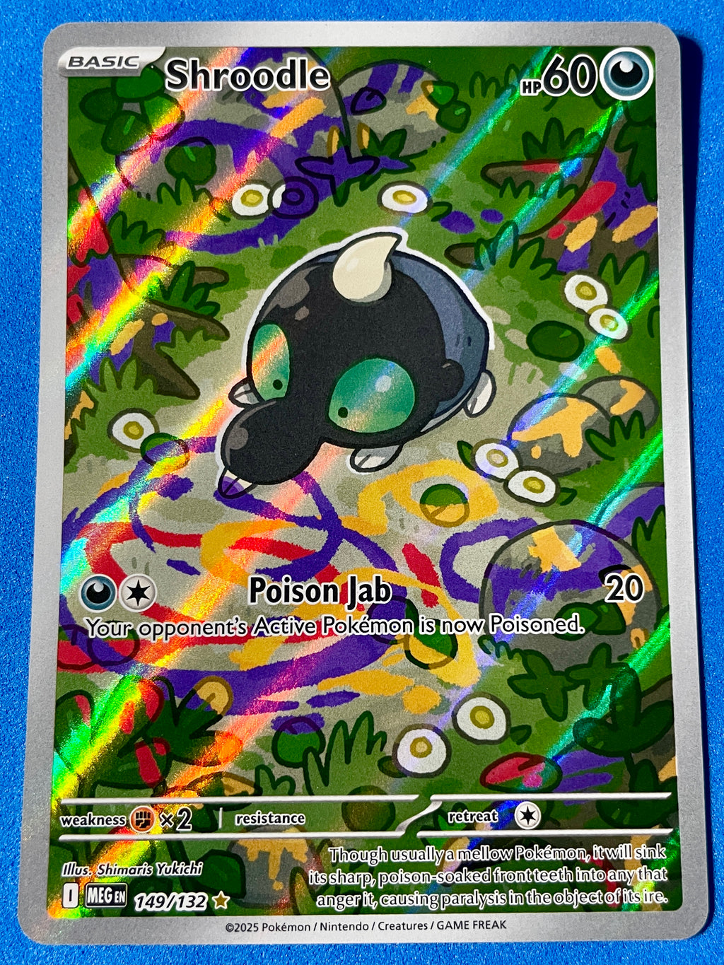 (EN) NM - Mega Evolution Shroodle 149/132 Illustration Rare English