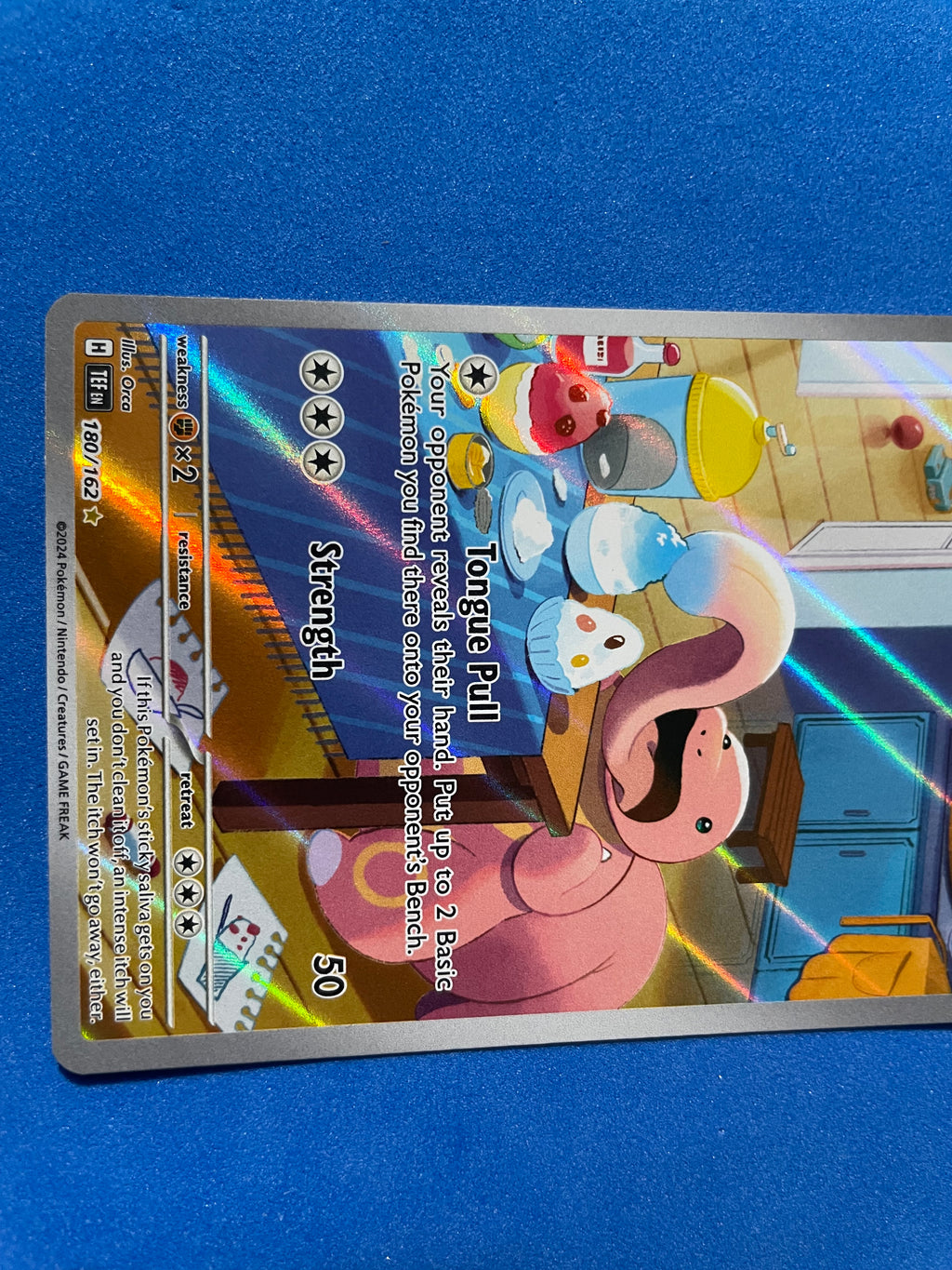 (EN) NM - Temporal Forces Lickitung 180/162 Illustration Rare