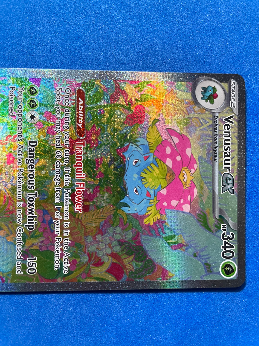 (EN) NM - Scarlet & Violet 151 Venusaur ex 198/165 Special Illustration Rare