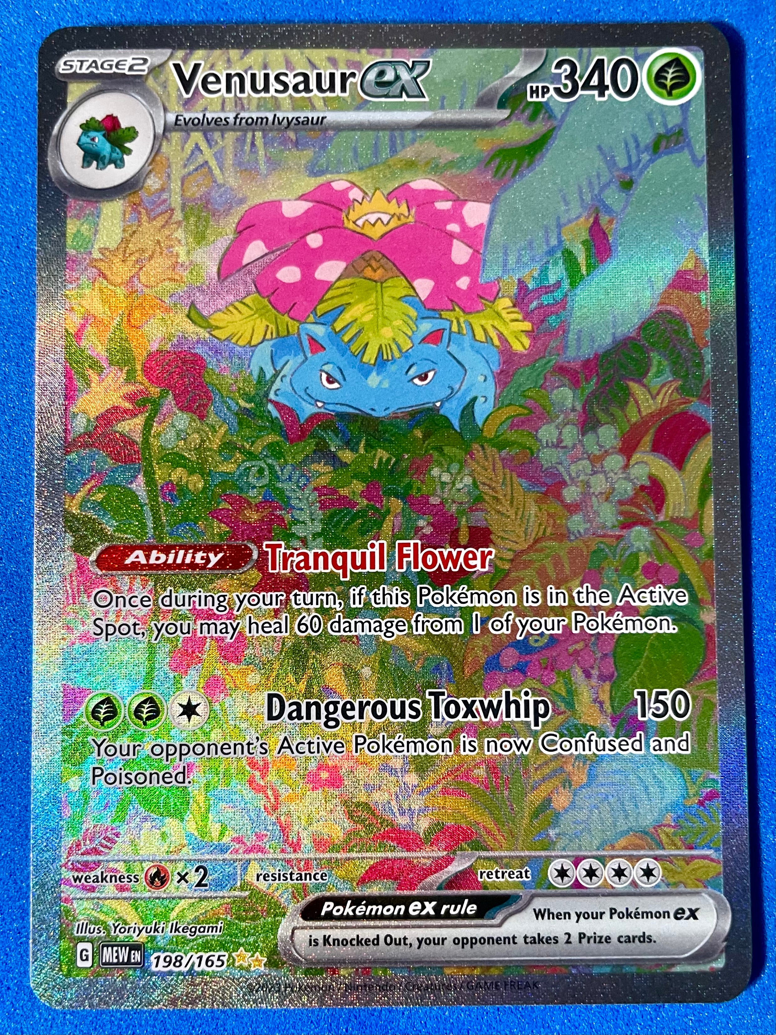 (EN) NM - Scarlet & Violet 151 Venusaur ex 198/165 Special Illustration Rare