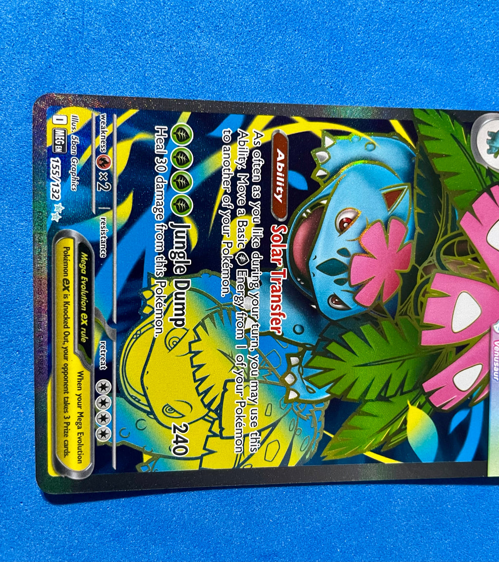 (EN) NM - Mega Evolution Mega Venusaur ex 155/132 Ultra Rare English