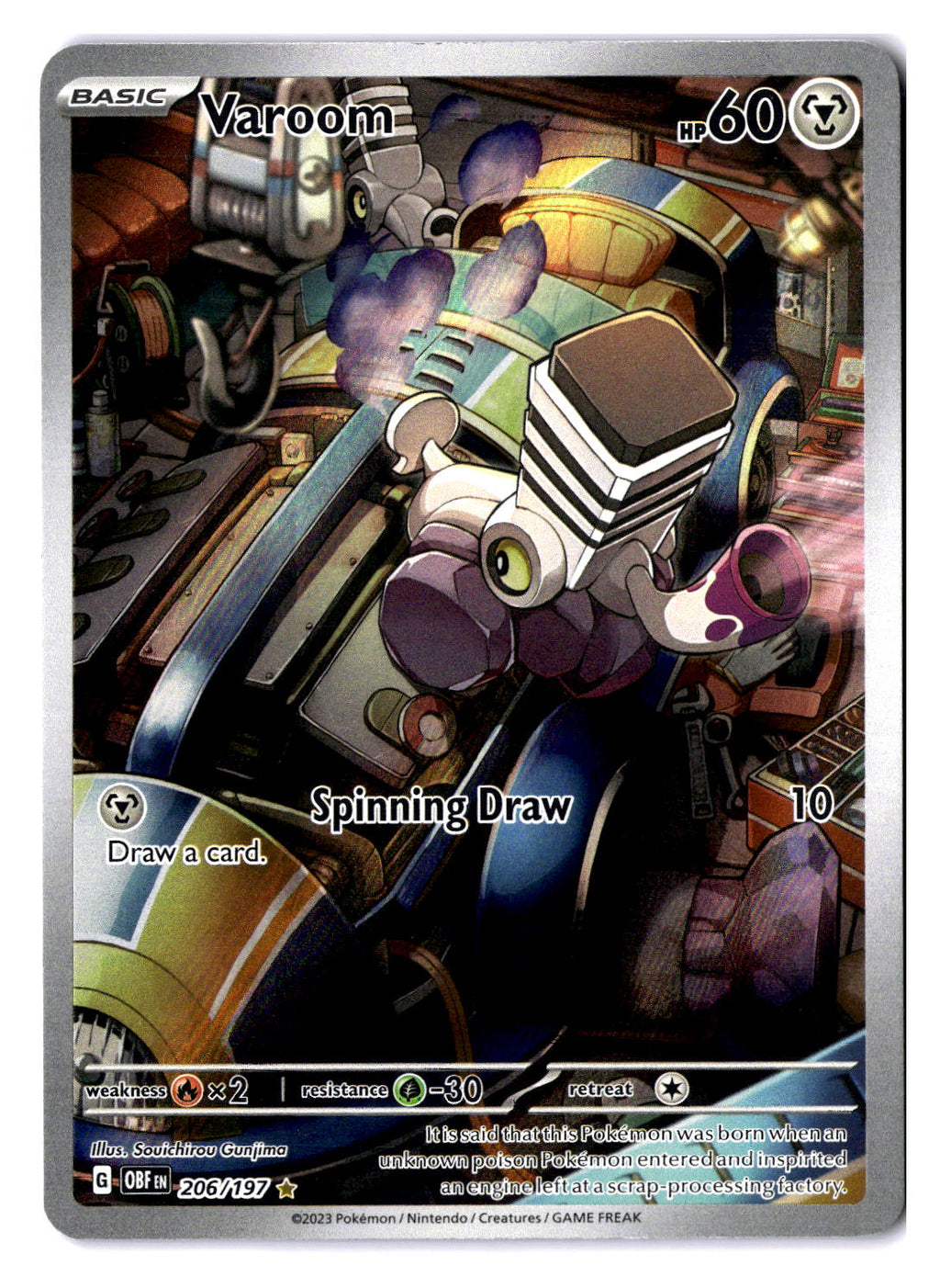 (101007) (EN) NM - Pokemon Varoom 206/197 IR English