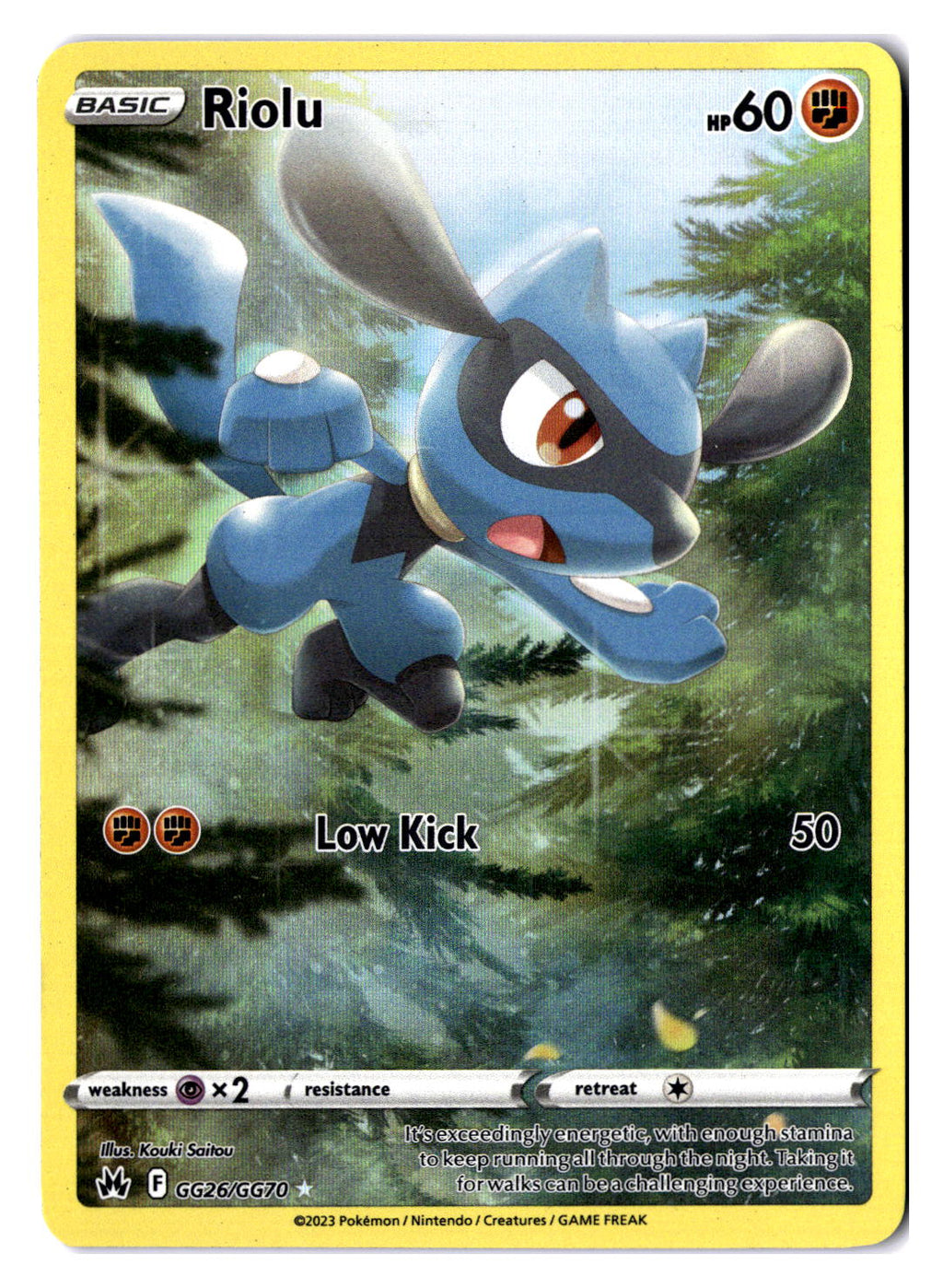 (100960) (EN) NM - Pokemon Riolu GG26/GG70 English