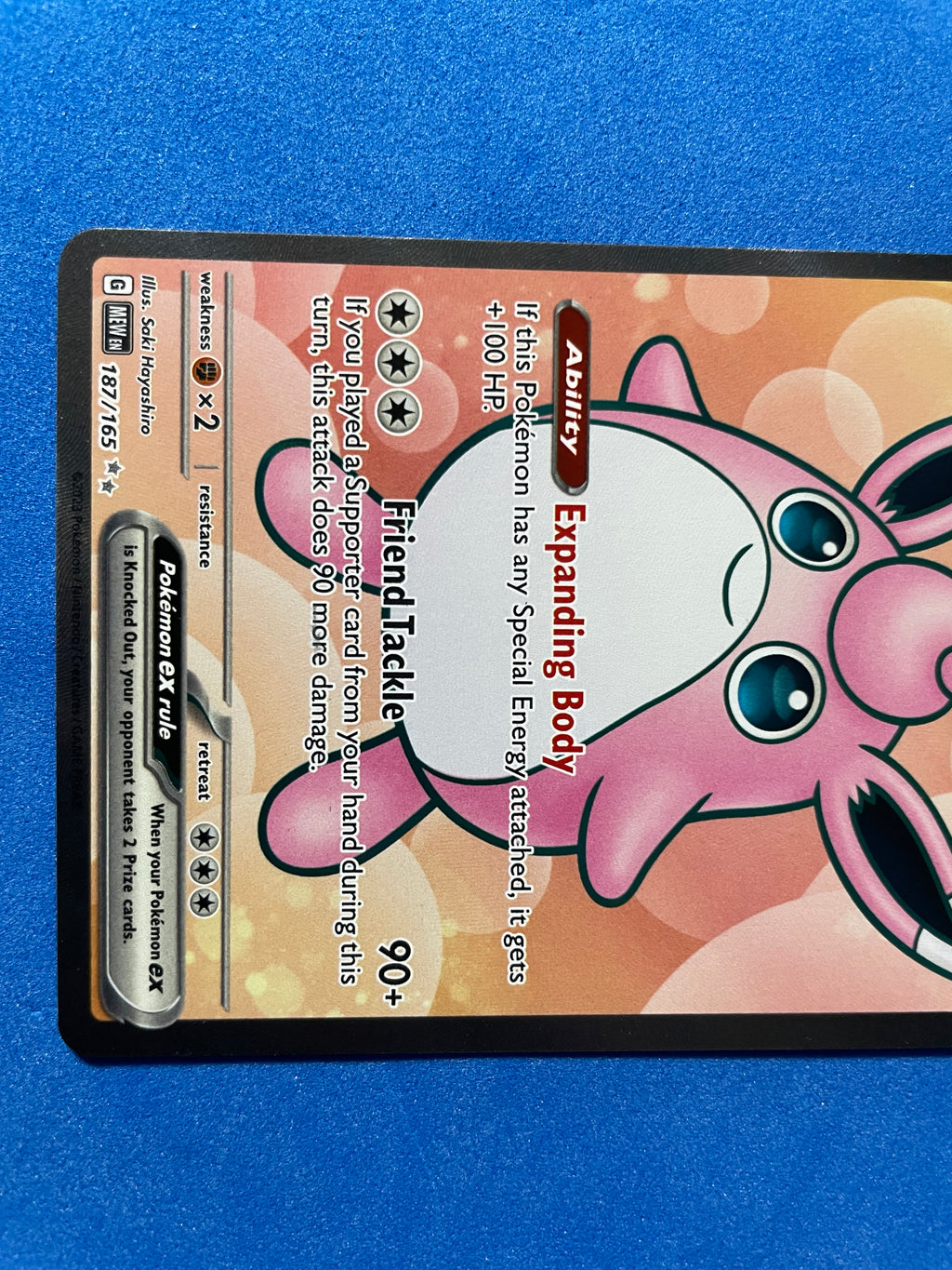 (EN) NM - Scarlet & Violet Wigglytuff ex 187/165 Ultra Rare