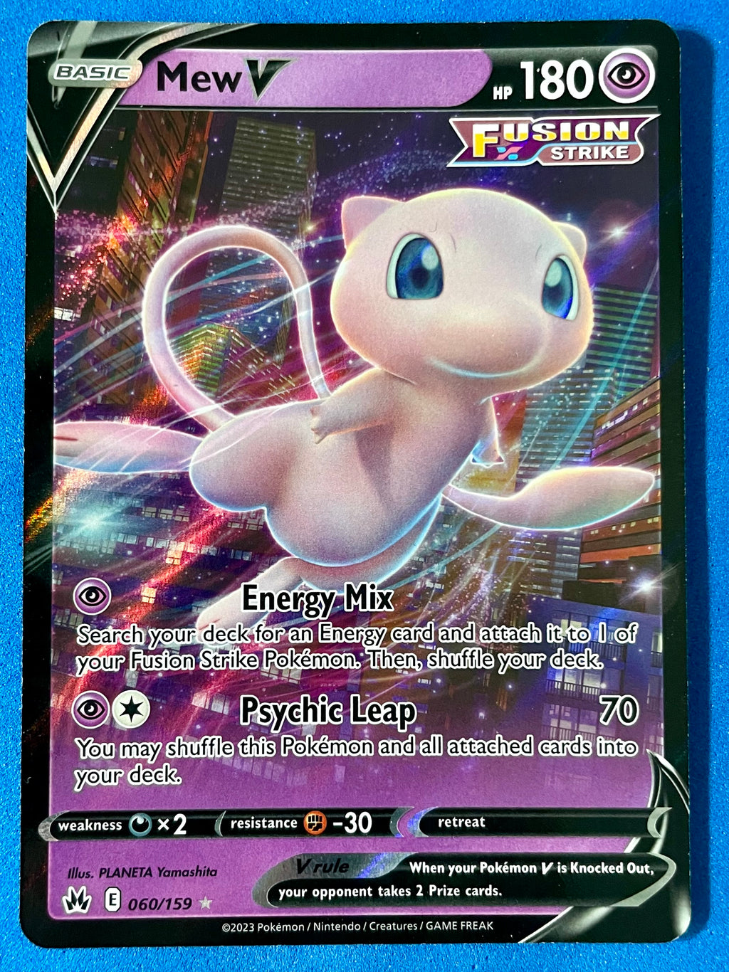 (EN) NM - Crown Zenith Mew V 060/159 Ultra Rare English