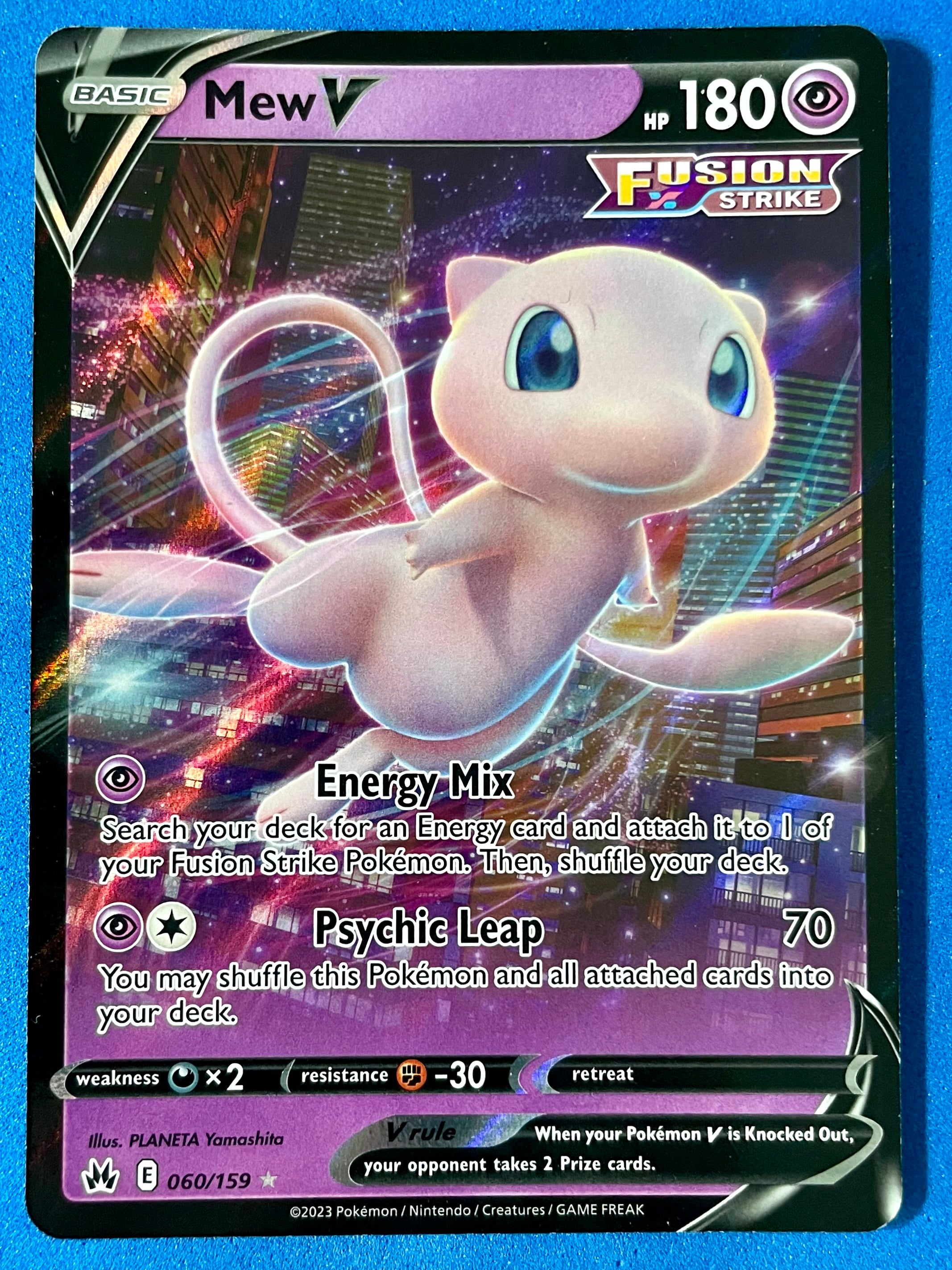 (EN) NM - Crown Zenith Mew V 060/159 Ultra Rare English