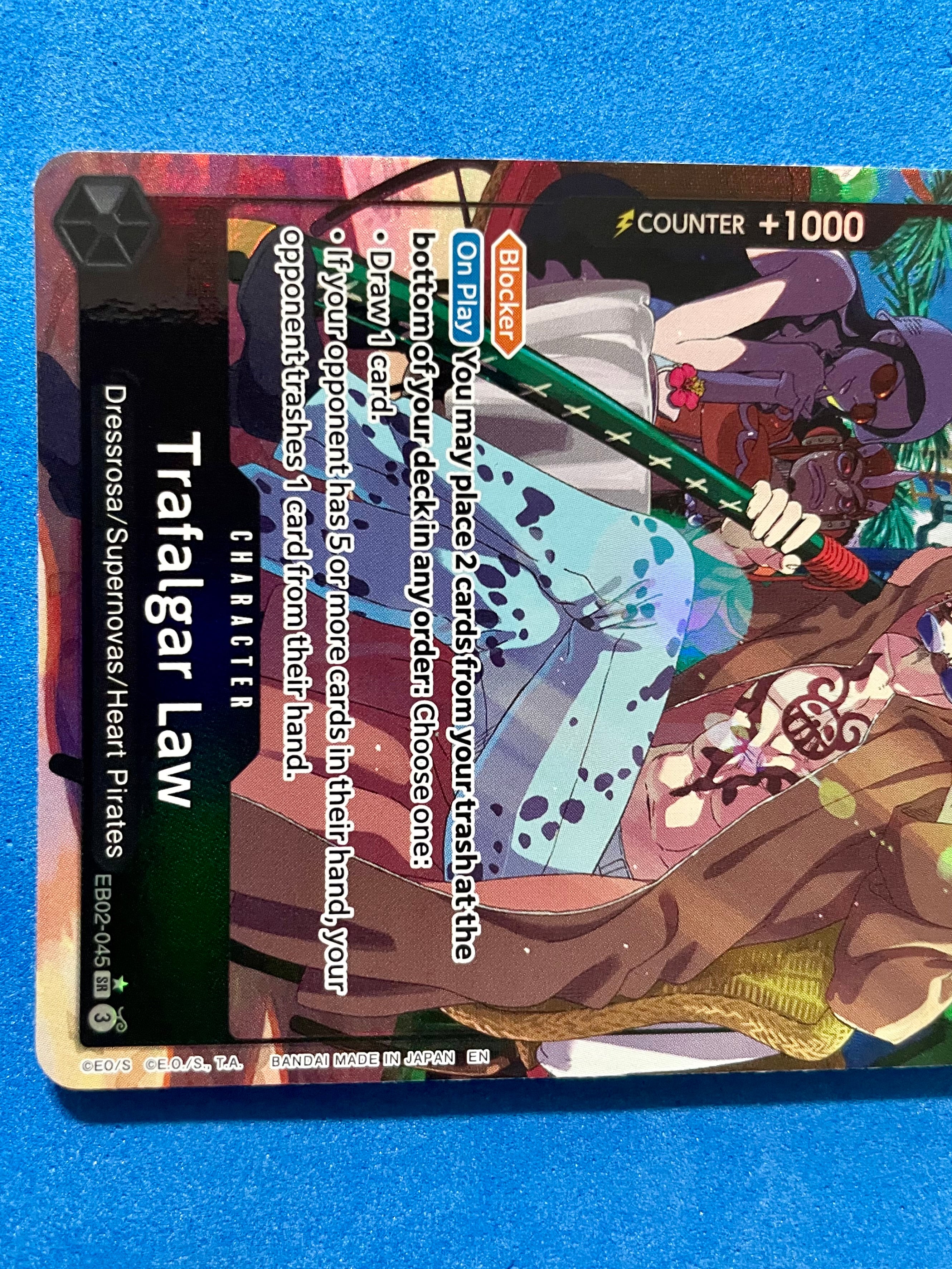 (EN) NM - Anime 25th collection Trafalgar Law EB02-045 SR* English