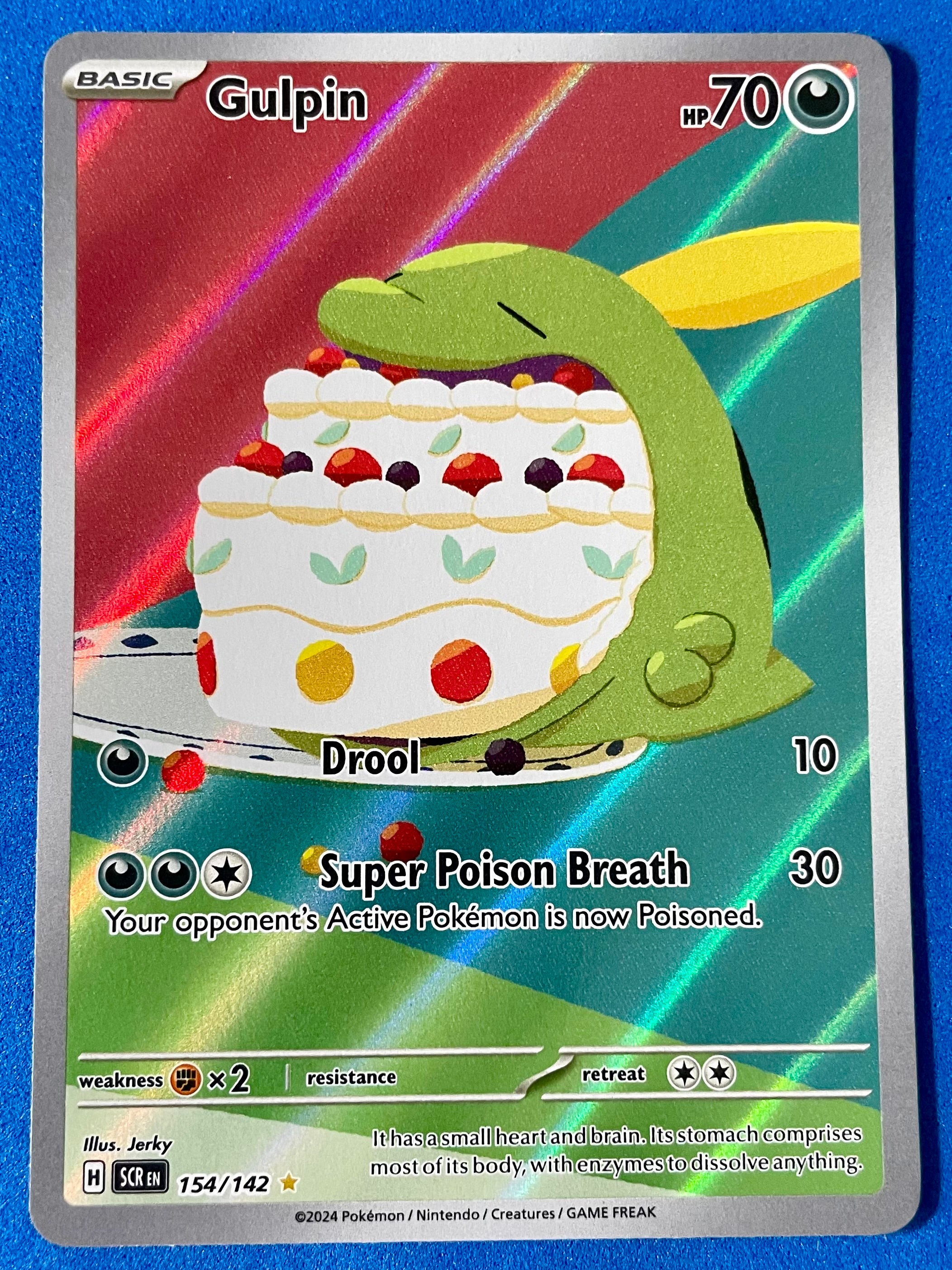 (EN) NM - Stellar Crown Gulpin 154/142 Illustration Rare English