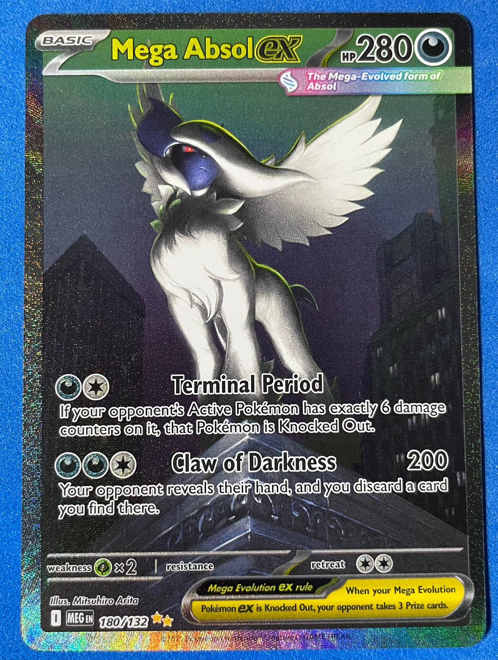 (EN) Mega Evolution Mega Absol ex 180/132 Special Illustration Rare