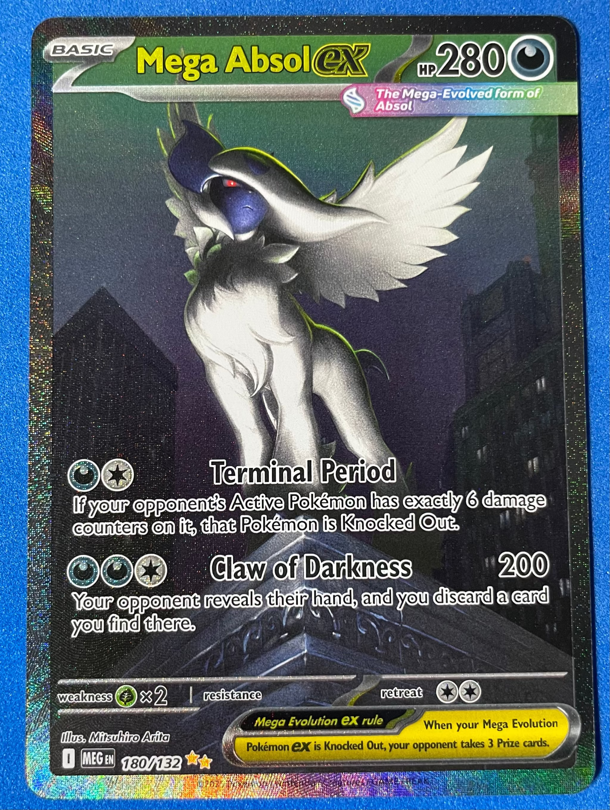 (EN) Mega Evolution Mega Absol ex 180/132 Special Illustration Rare