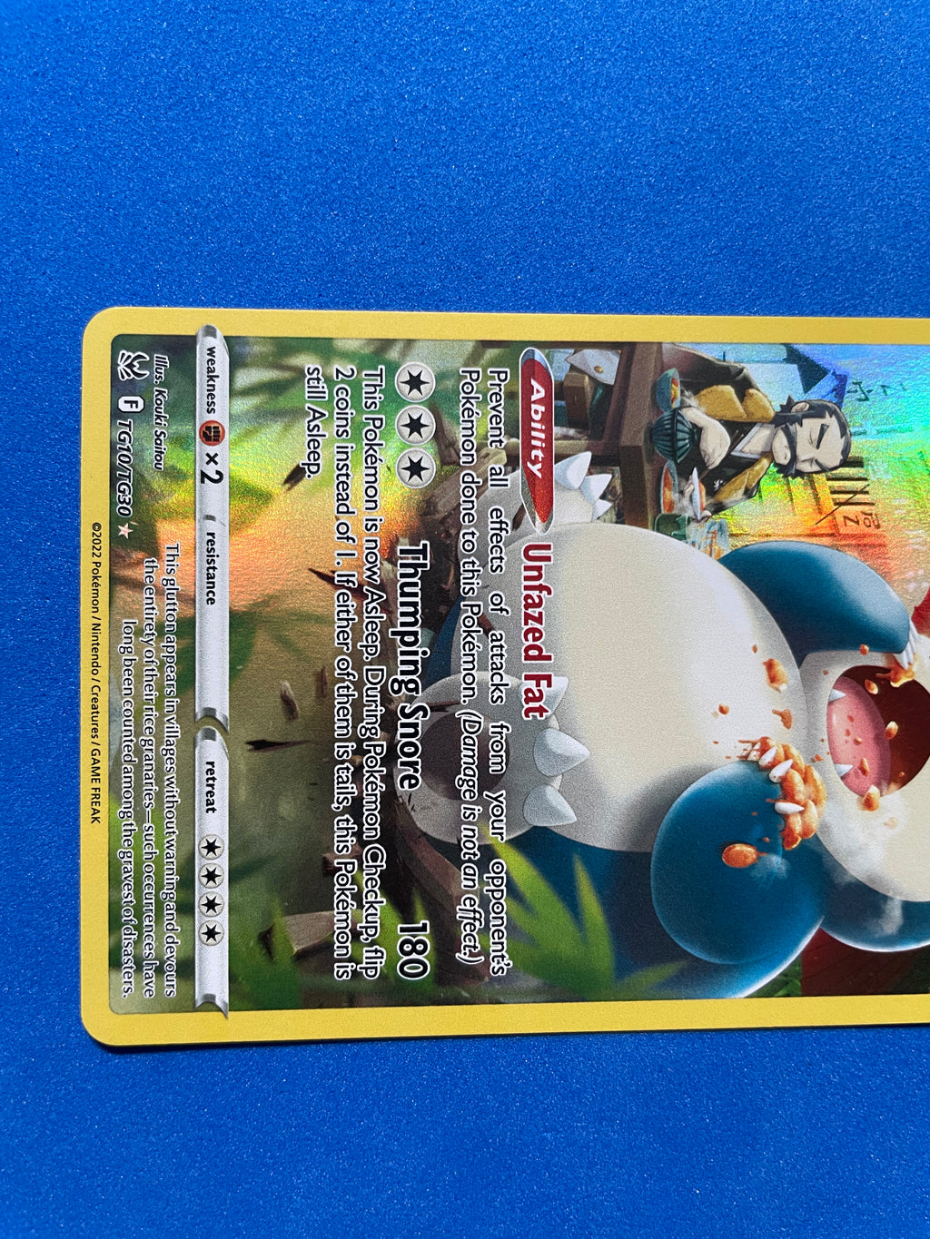 (EN) NM - Lost Origin Snorlax TG10/TG30 Holo Rare