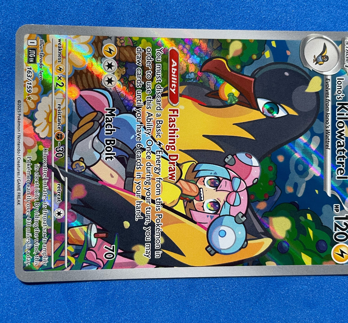 (EN) NM - Journey Together Iono's Kilowattrel 163/159 Illustration Rare