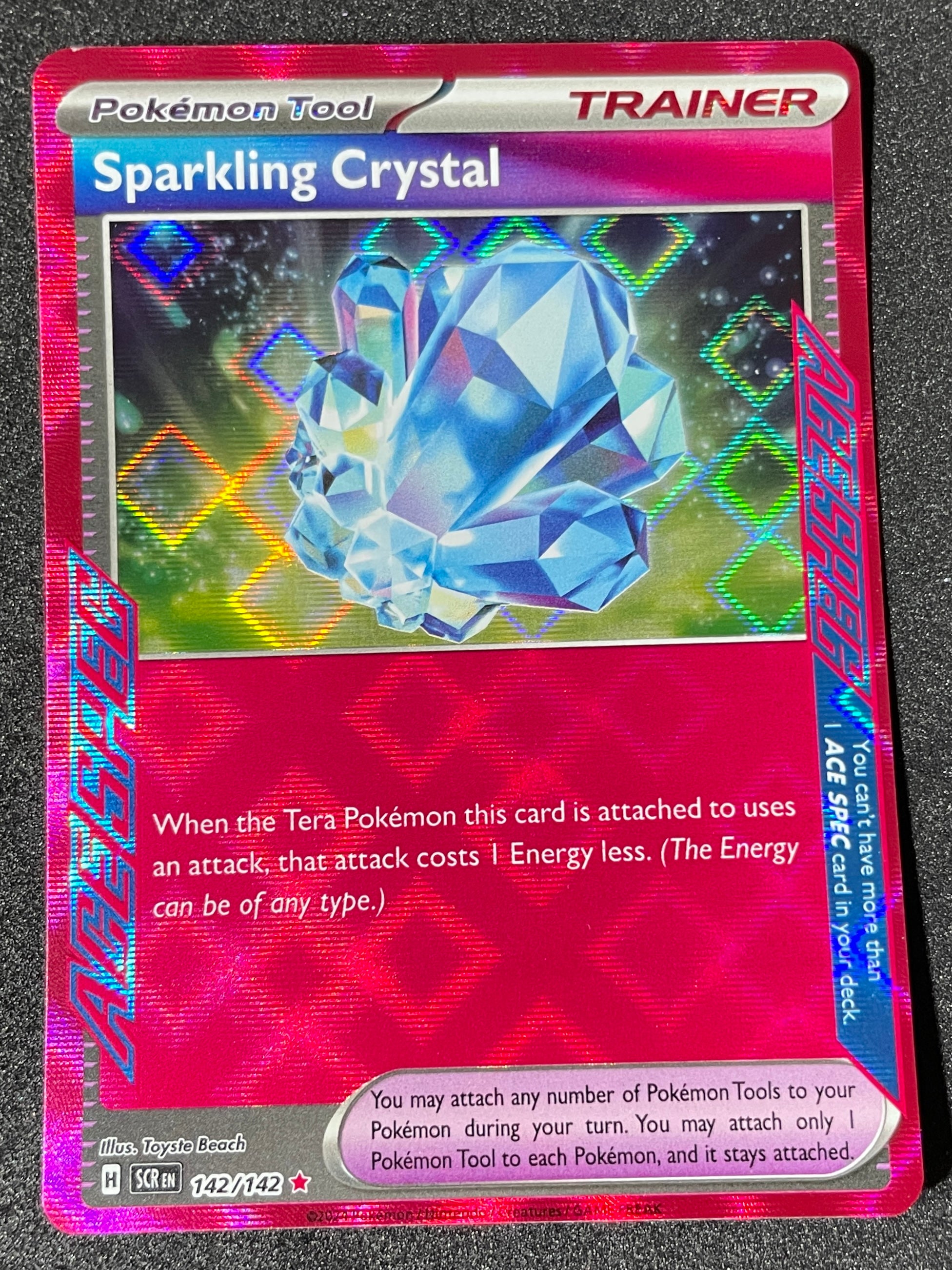 (EN) NM - Pokemon Sparkling Crystal 142/142 Ace Rare English - AA TCG